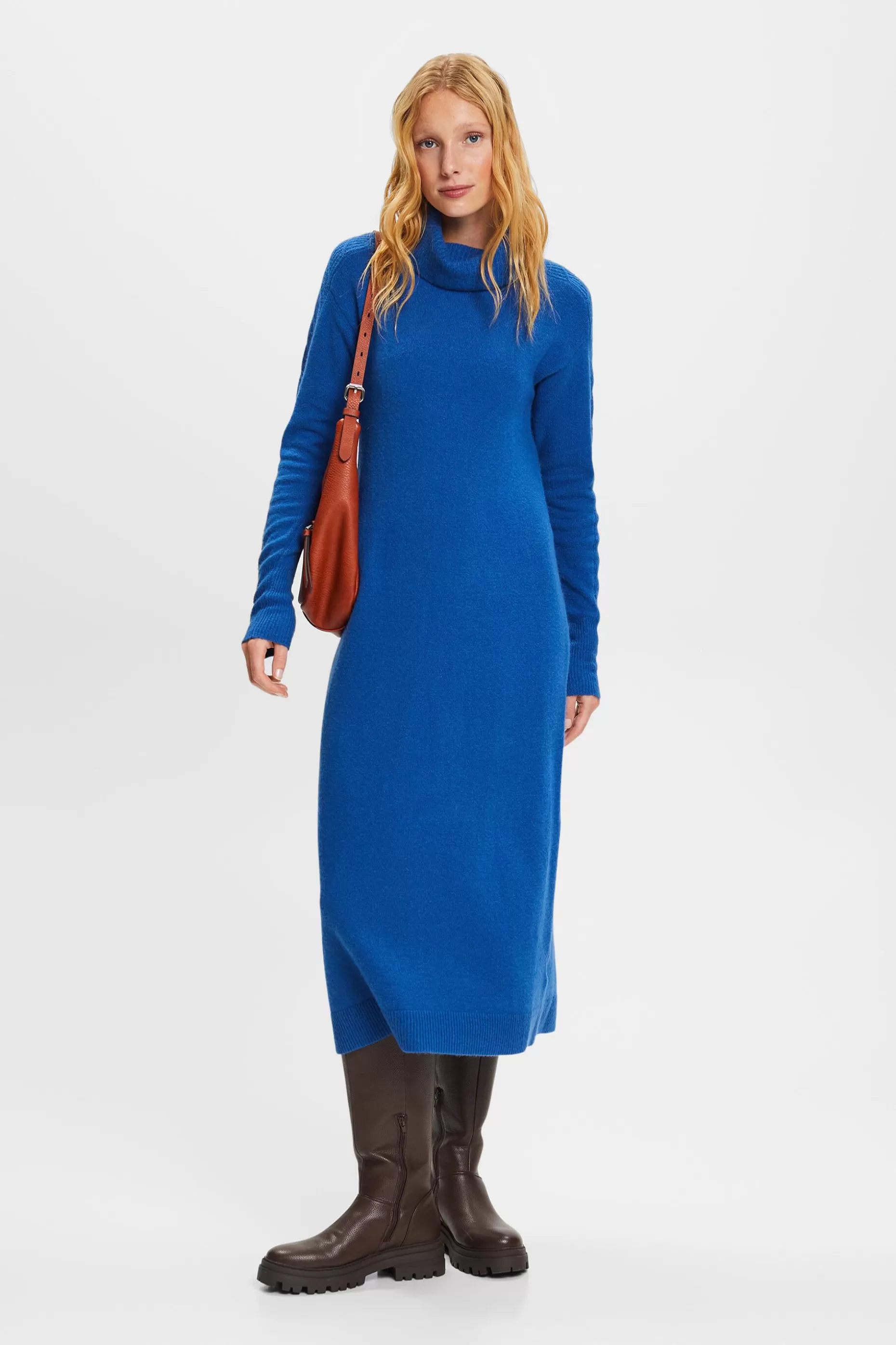 ESPRIT Turtleneck Midi Dress at our Online Shop *Women Dresses + Jumpsuits