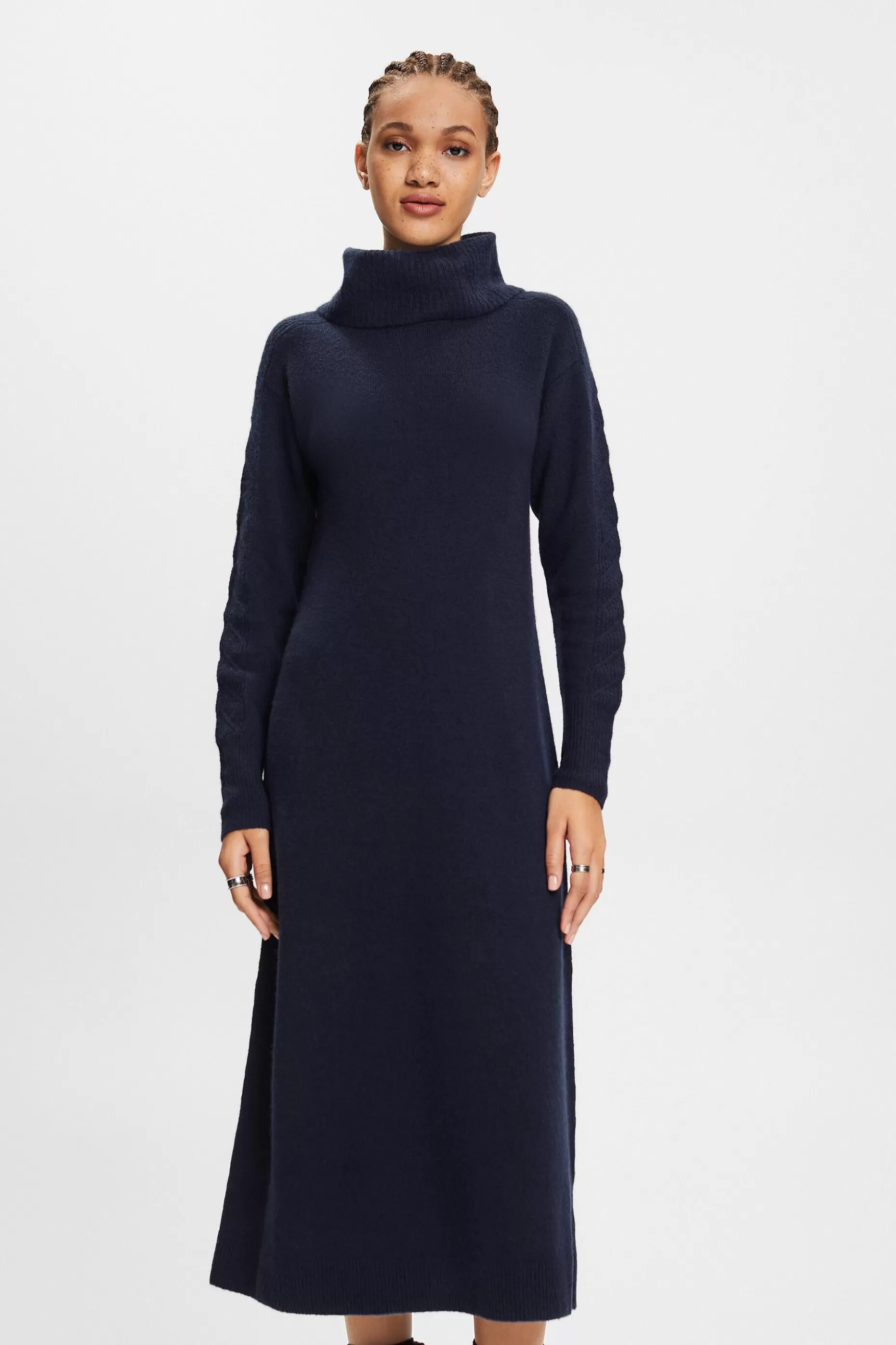 ESPRIT Turtleneck Midi Dress at our Online Shop *Women Dresses + Jumpsuits