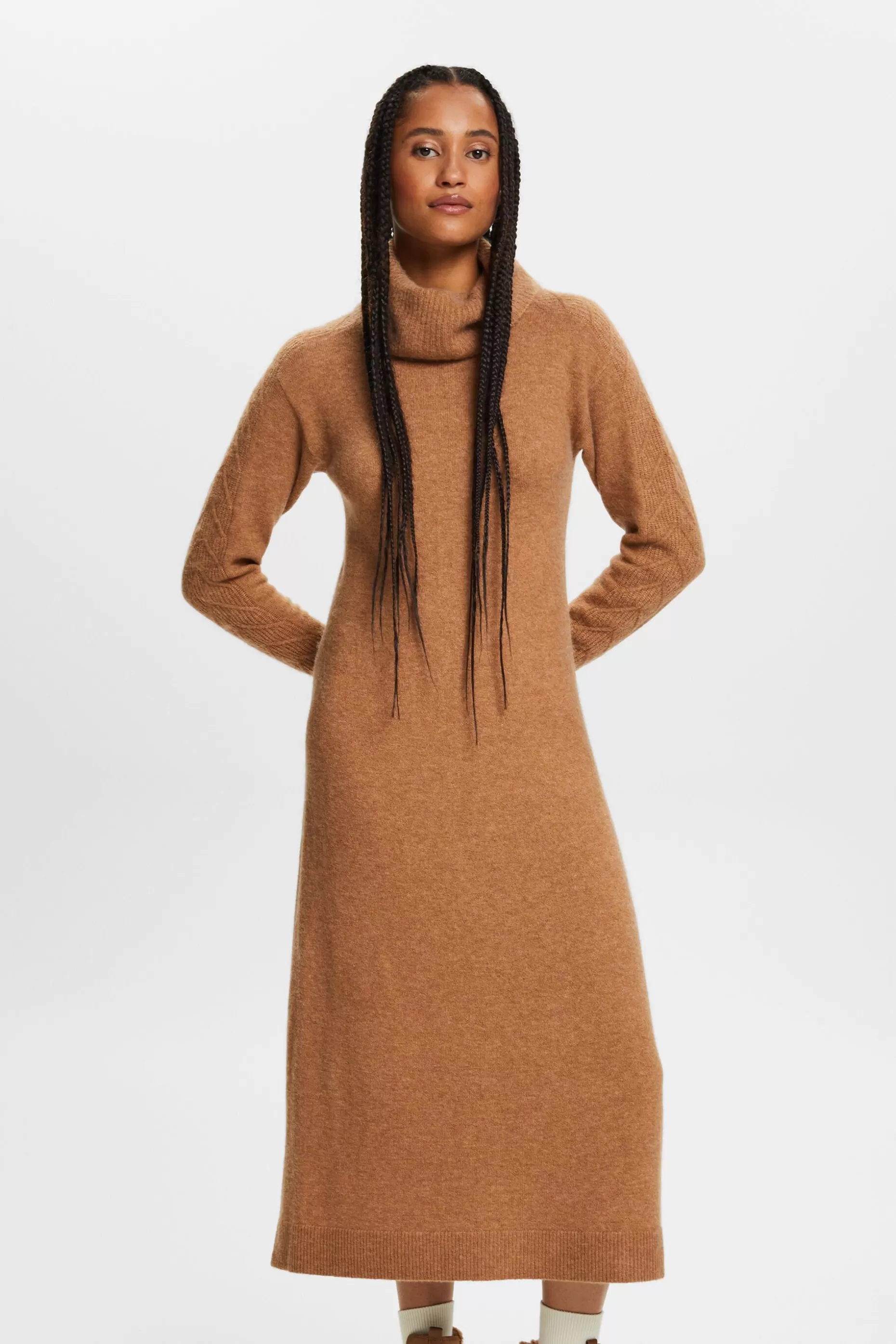 ESPRIT Turtleneck Midi Dress at our Online Shop *Women Dresses + Jumpsuits