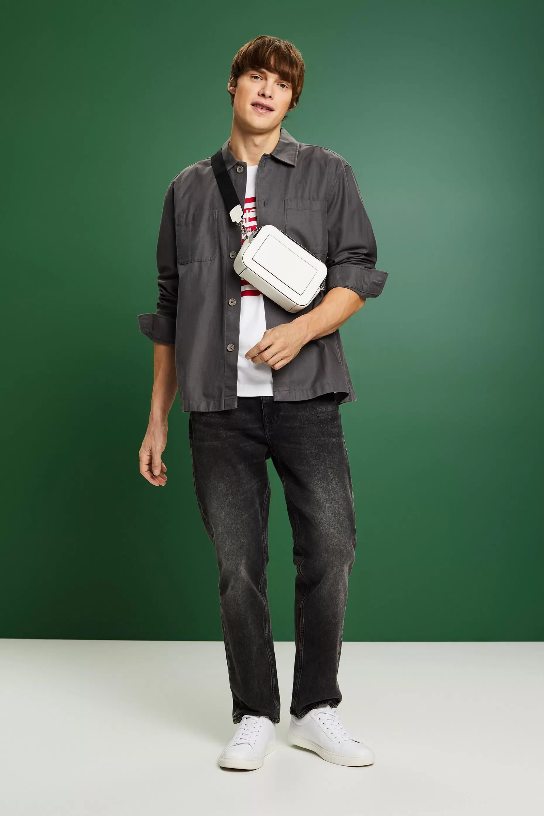 ESPRIT Twill Button Down Shirt at our Online Shop *Men Shirts