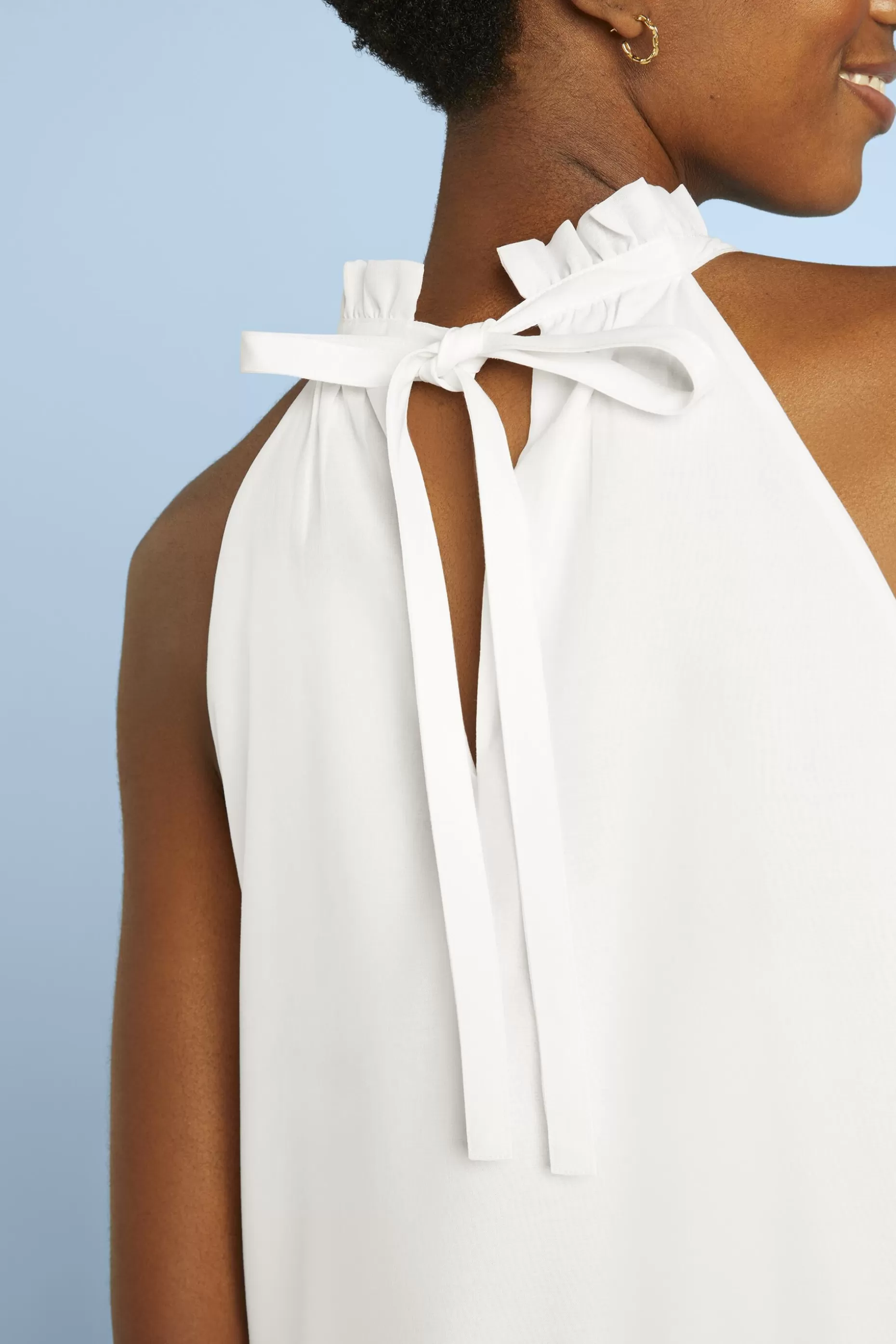ESPRIT Twill Halter Neck Shift Dress at our Online Shop *Women Dresses + Jumpsuits