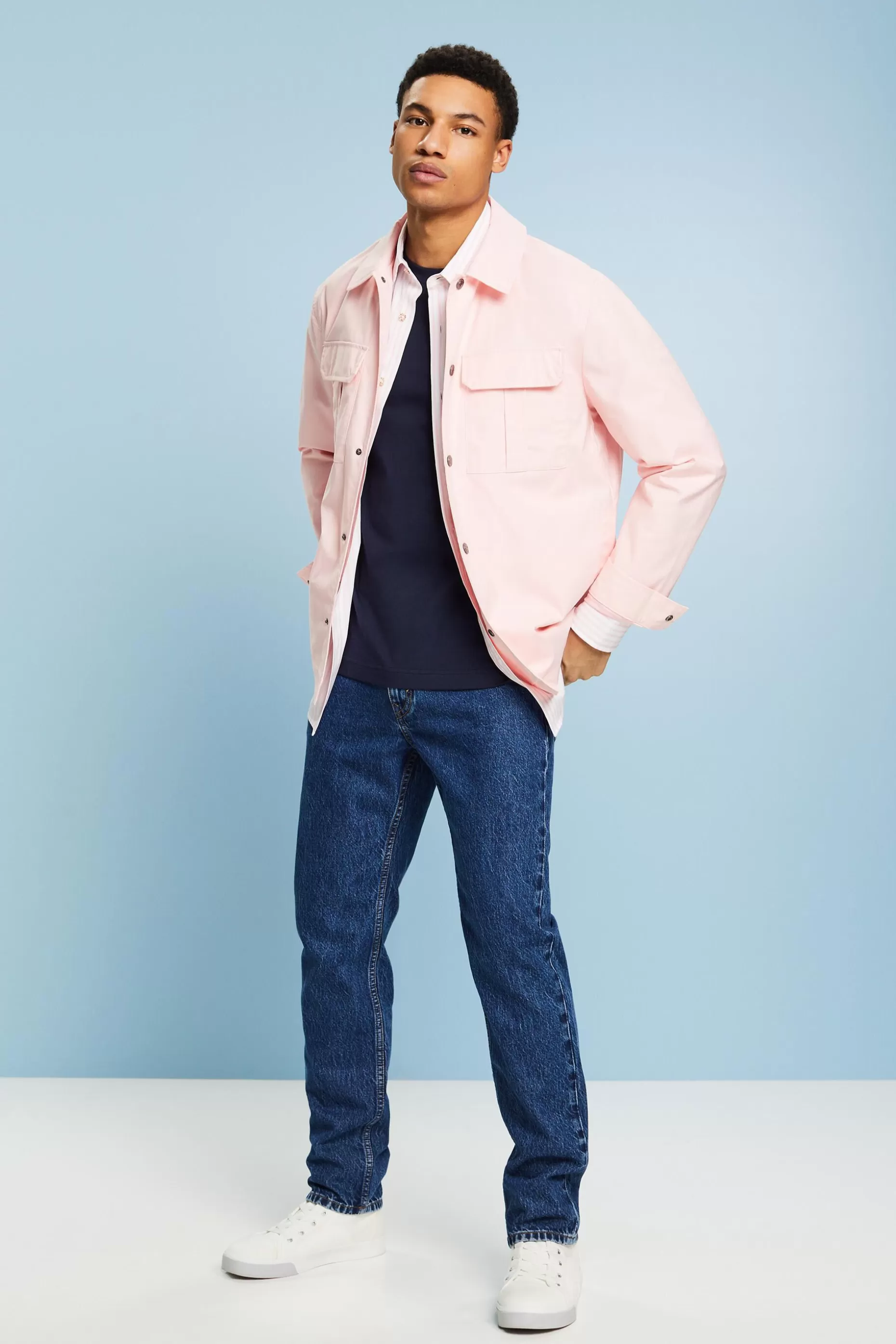 ESPRIT Twill Overshirt at our Online Shop *Men The Spring Edit