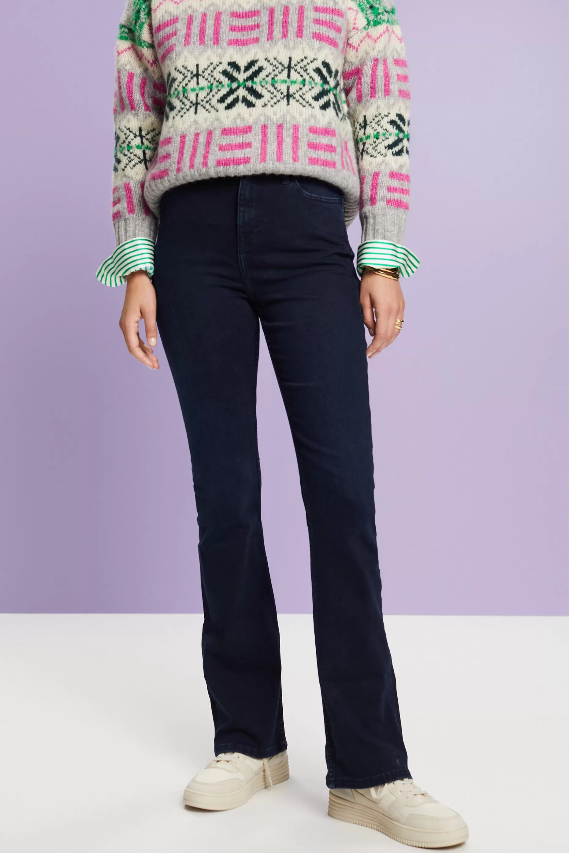 ESPRIT Ultra High-Rise Racer Bootcut Jean at our Online Shop *Women Bottoms
