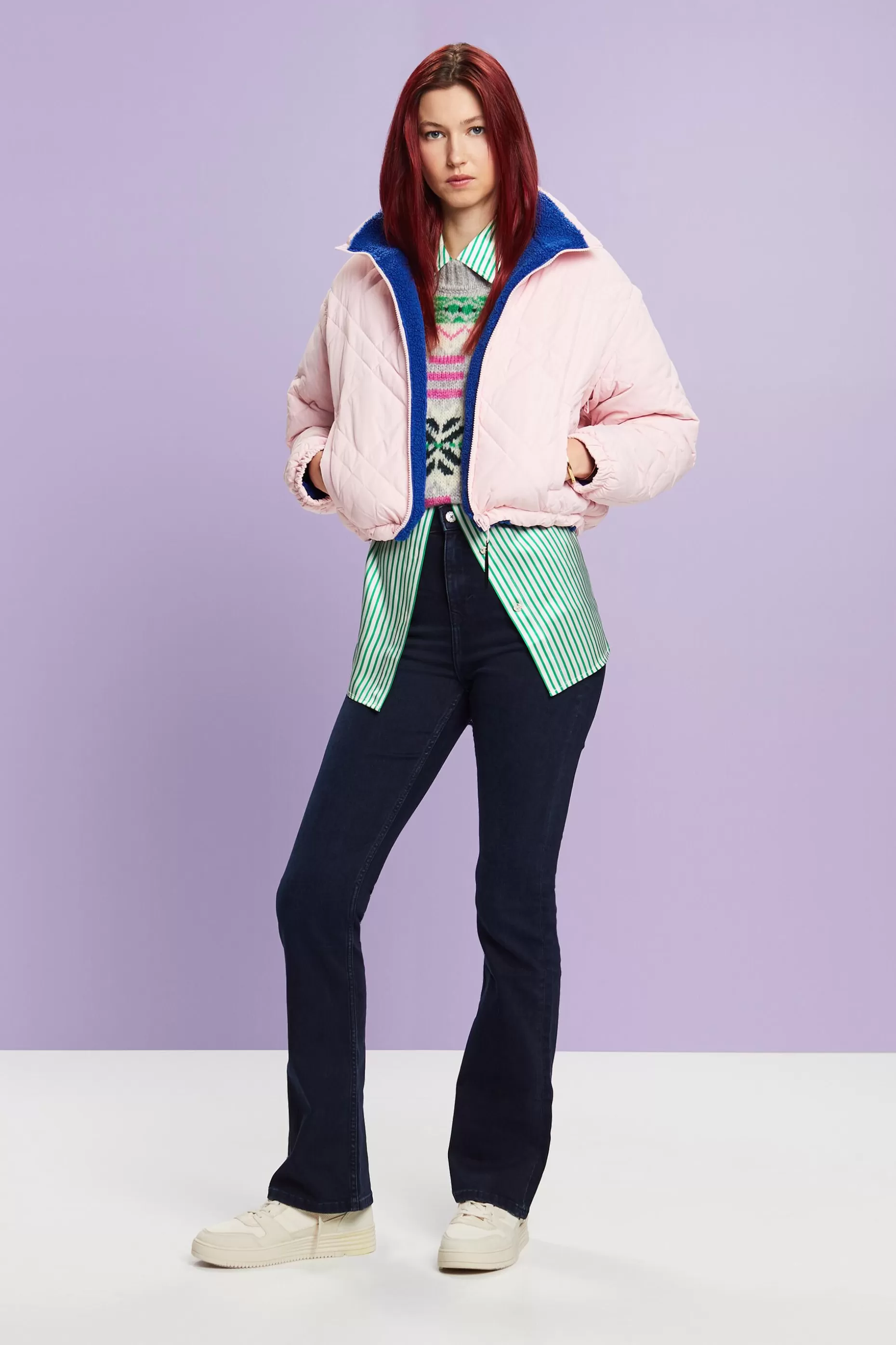 ESPRIT Ultra High-Rise Racer Bootcut Jean at our Online Shop *Women Bottoms