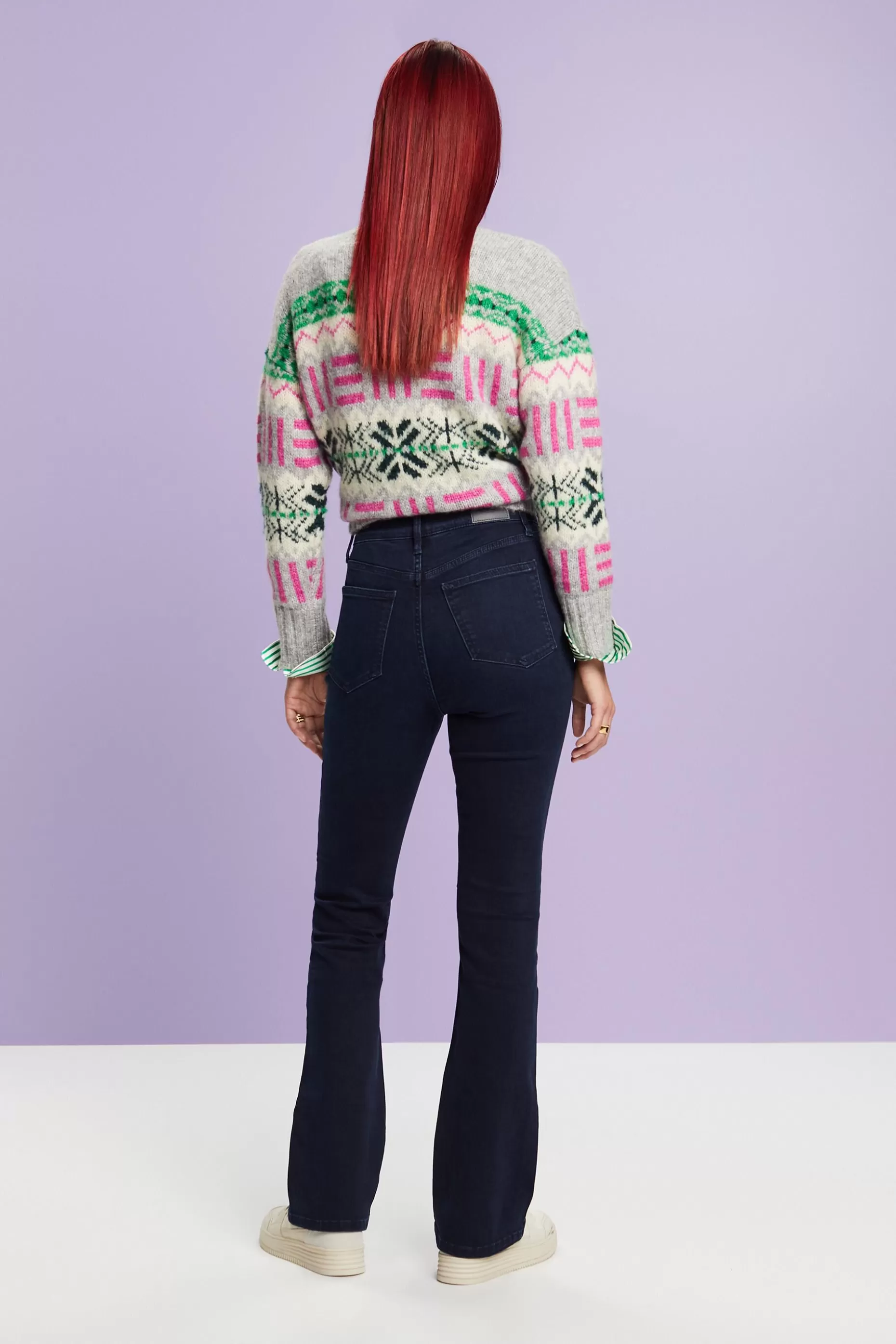 ESPRIT Ultra High-Rise Racer Bootcut Jean at our Online Shop *Women Bottoms