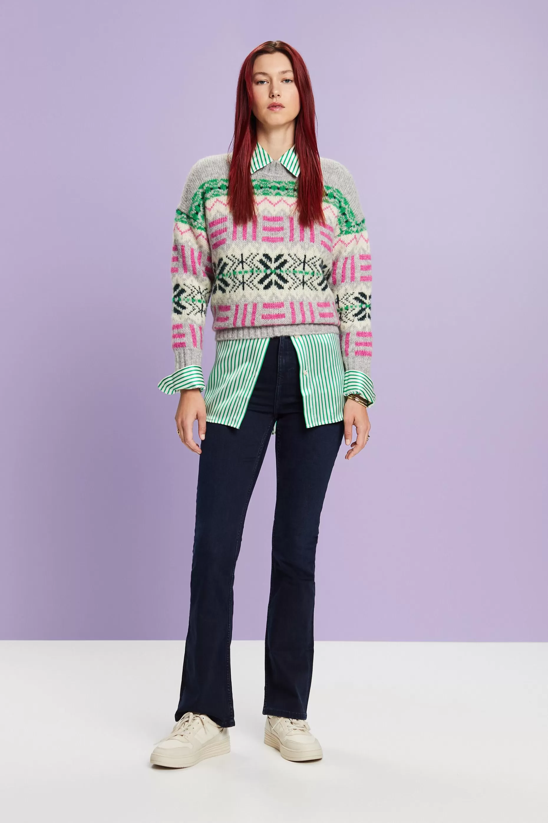 ESPRIT Ultra High-Rise Racer Bootcut Jean at our Online Shop *Women Denim