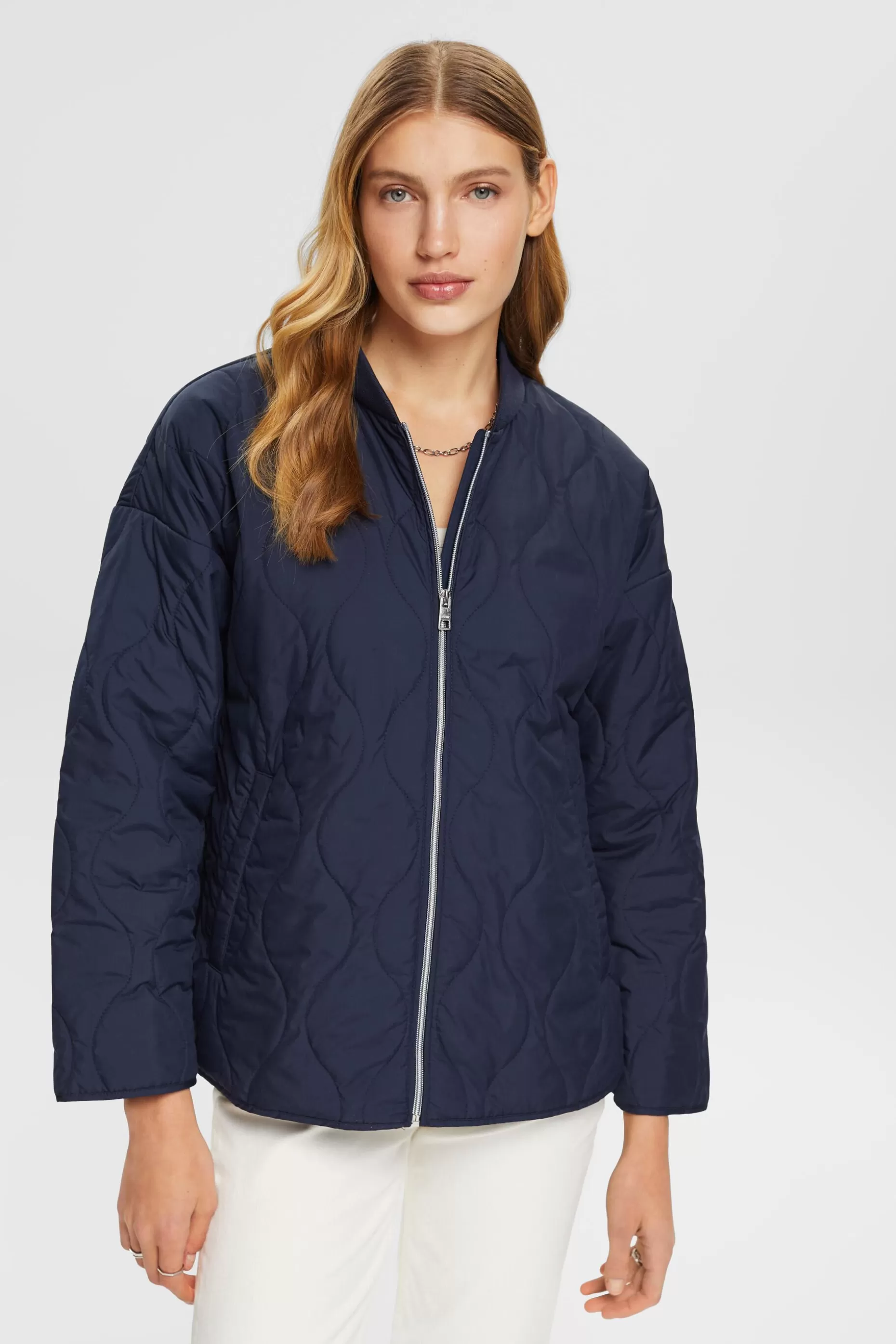 ESPRIT Ultra lightweight quilted bomber jacket at our Online Shop *Women Jackets + Coats