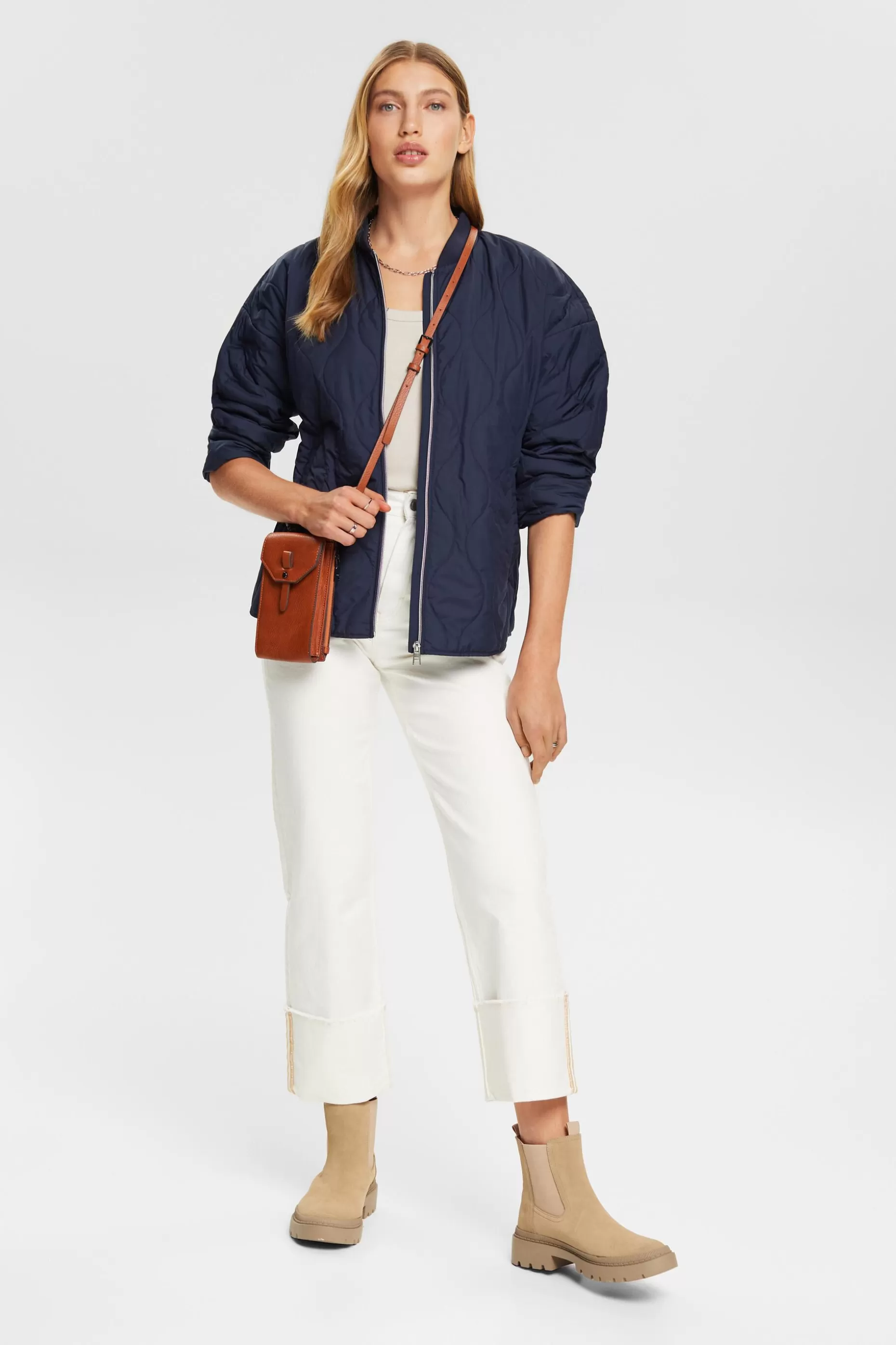 ESPRIT Ultra lightweight quilted bomber jacket at our Online Shop *Women Jackets + Coats