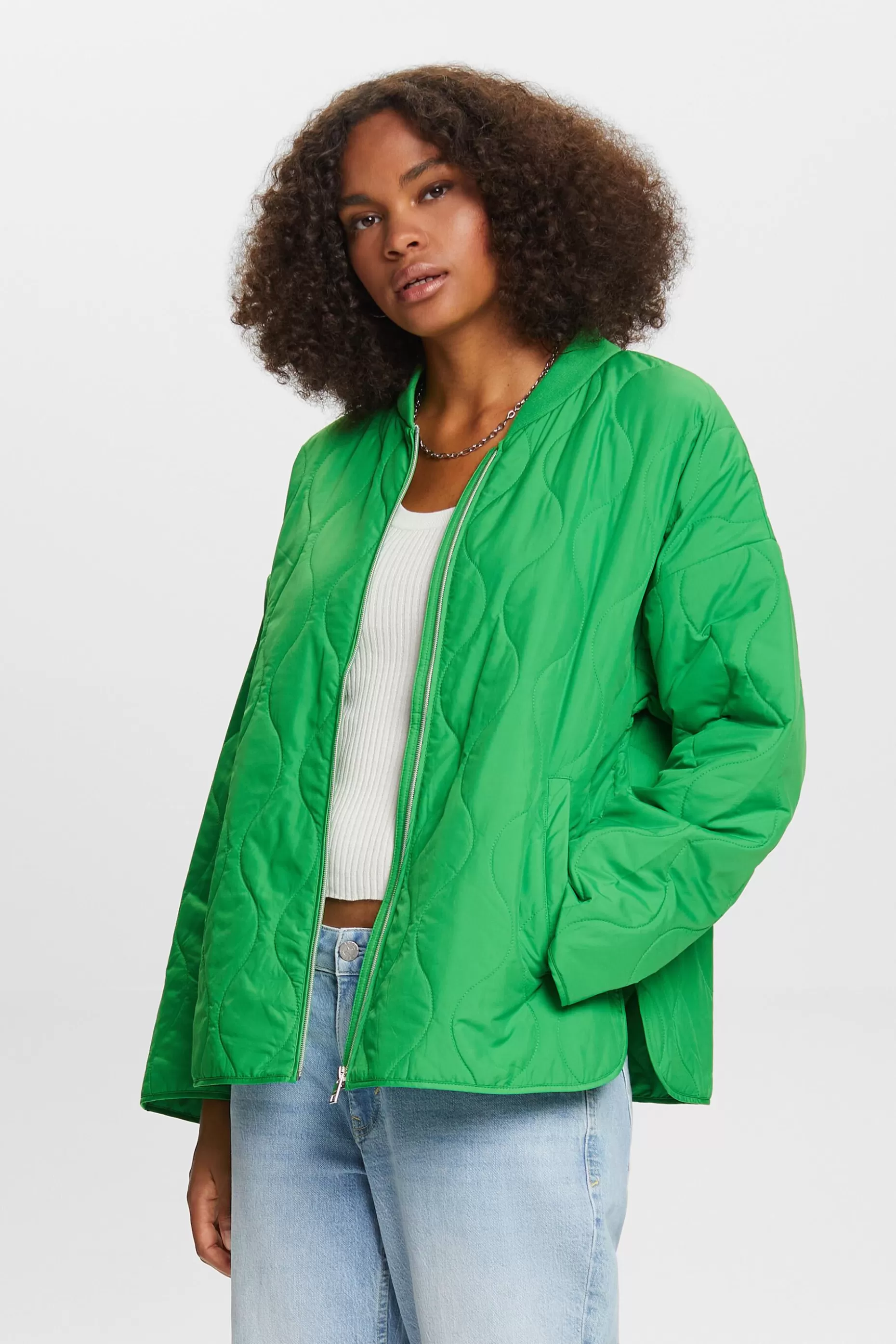 ESPRIT Ultra lightweight quilted bomber jacket at our Online Shop *Women Jackets + Coats
