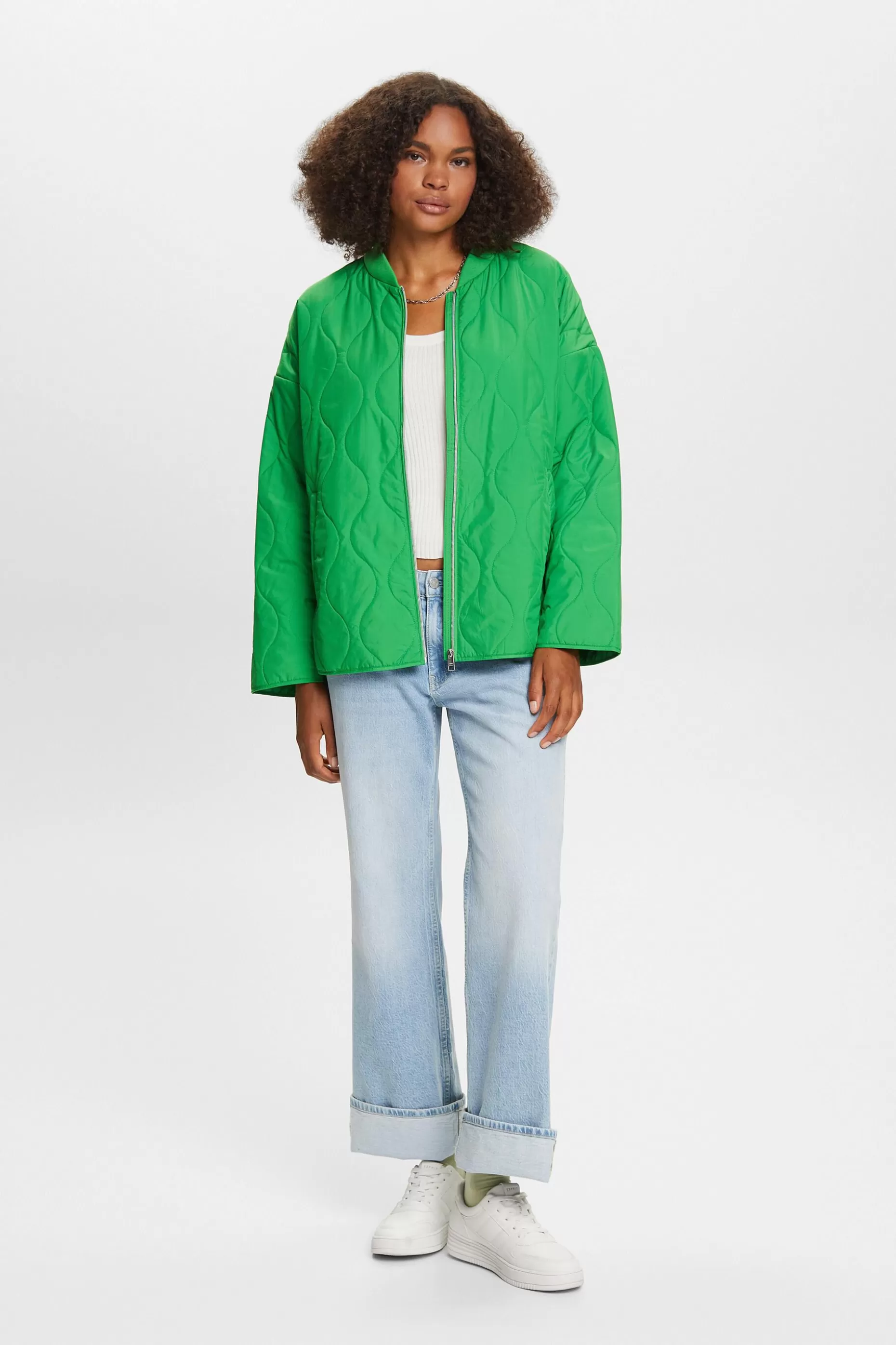 ESPRIT Ultra lightweight quilted bomber jacket at our Online Shop *Women Jackets + Coats