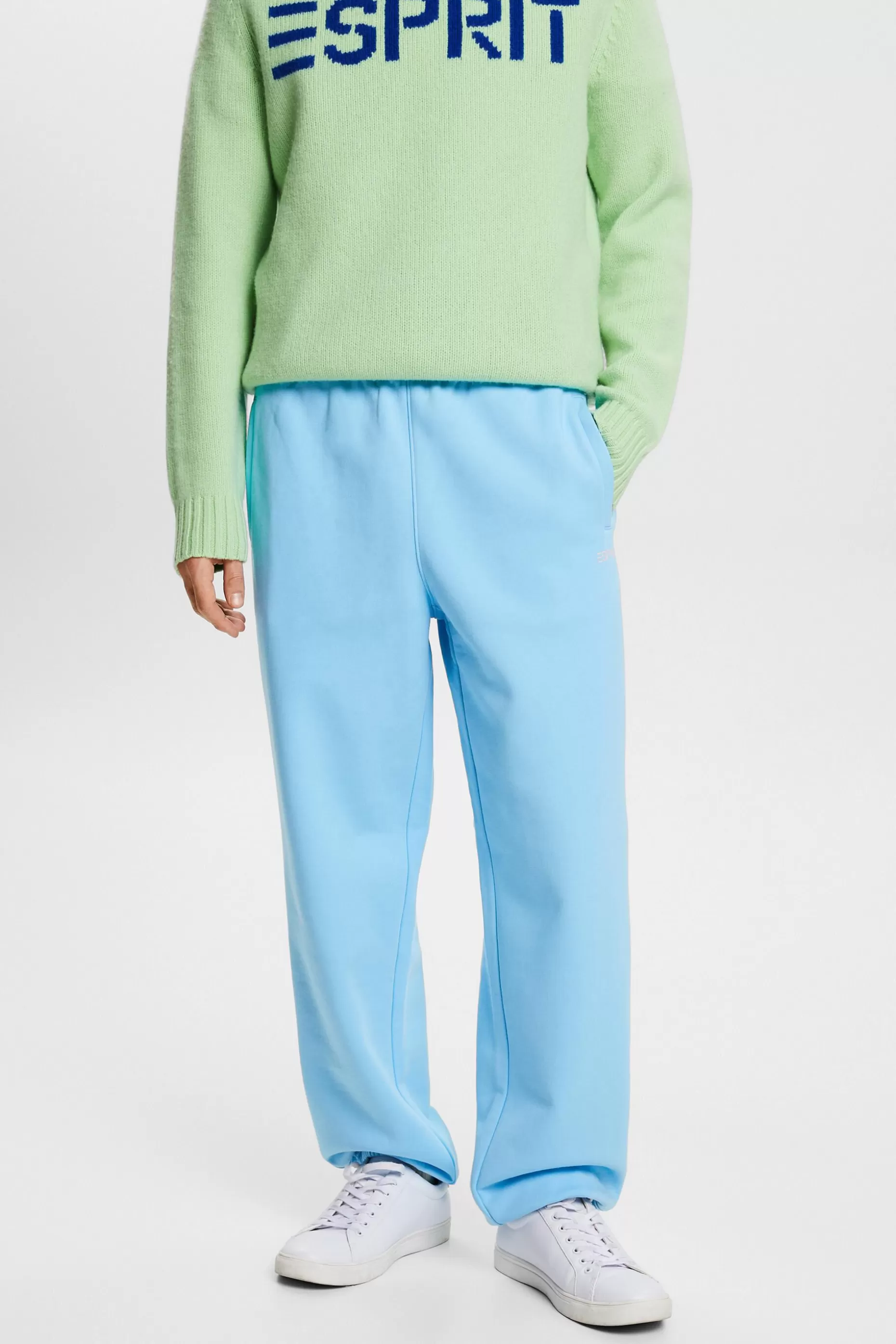 ESPRIT Unisex Cotton Fleece Logo Joggers at our Online Shop *Men Pants + Joggers