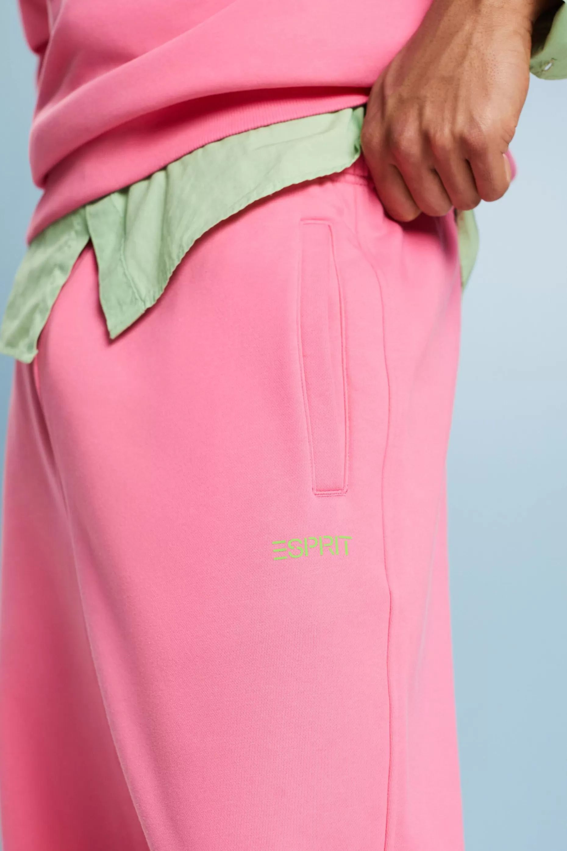 ESPRIT Unisex Cotton Fleece Logo Joggers at our Online Shop *Women Pants + Joggers