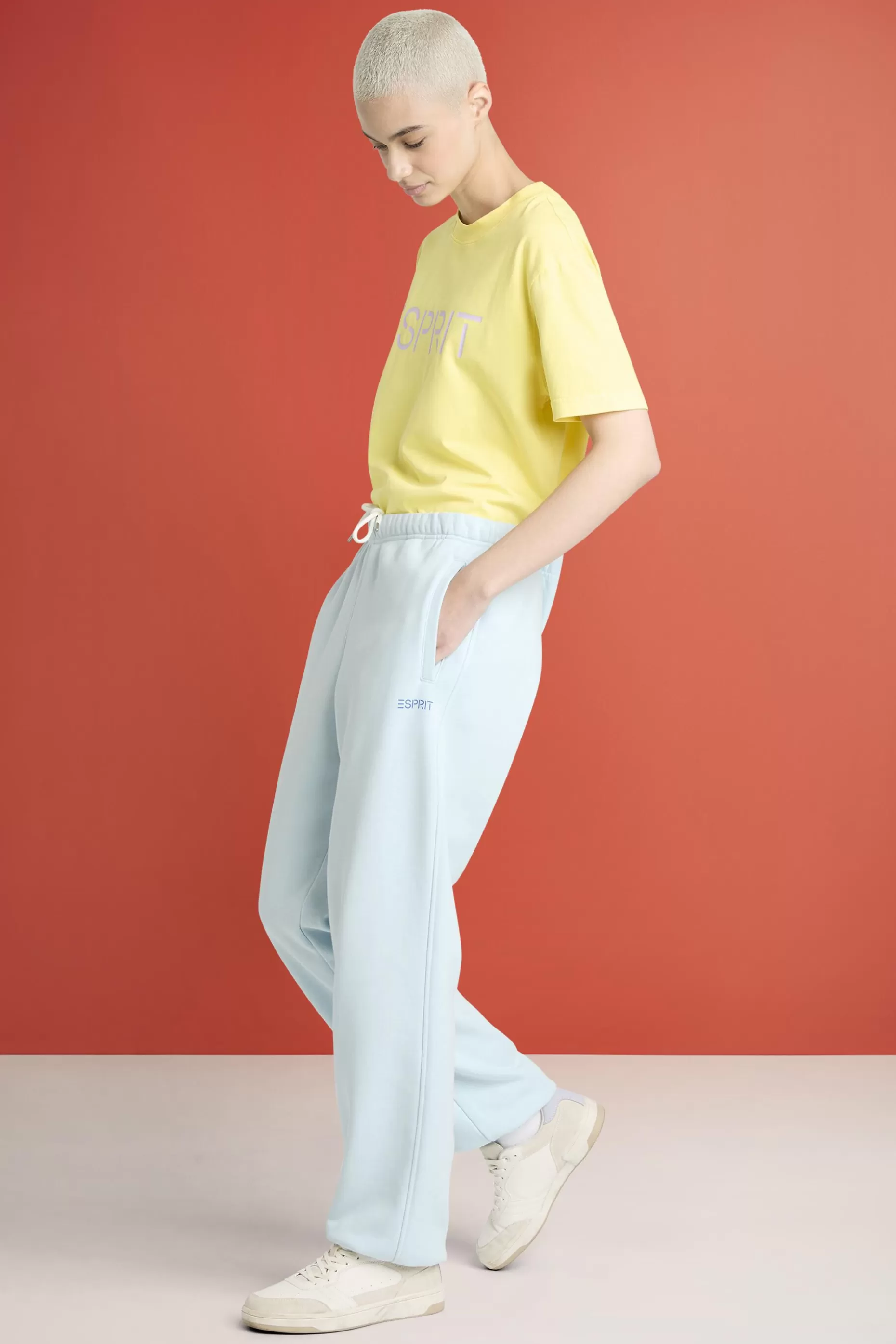 ESPRIT Unisex Cotton Fleece Logo Sweatpants at our Online Shop *Men Mini Me