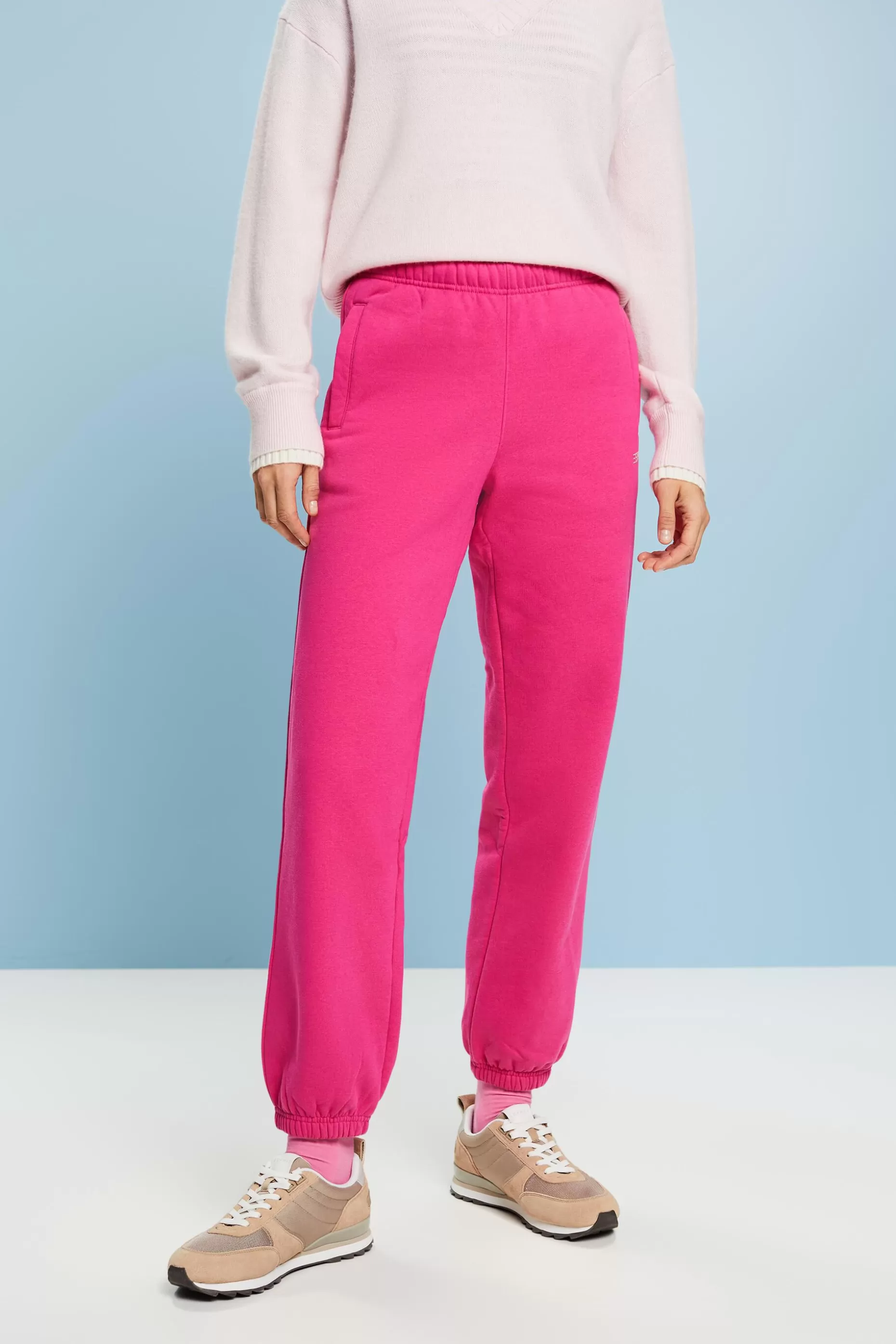 ESPRIT Unisex Cotton Fleece Logo Sweatpants at our Online Shop *Men Mini Me