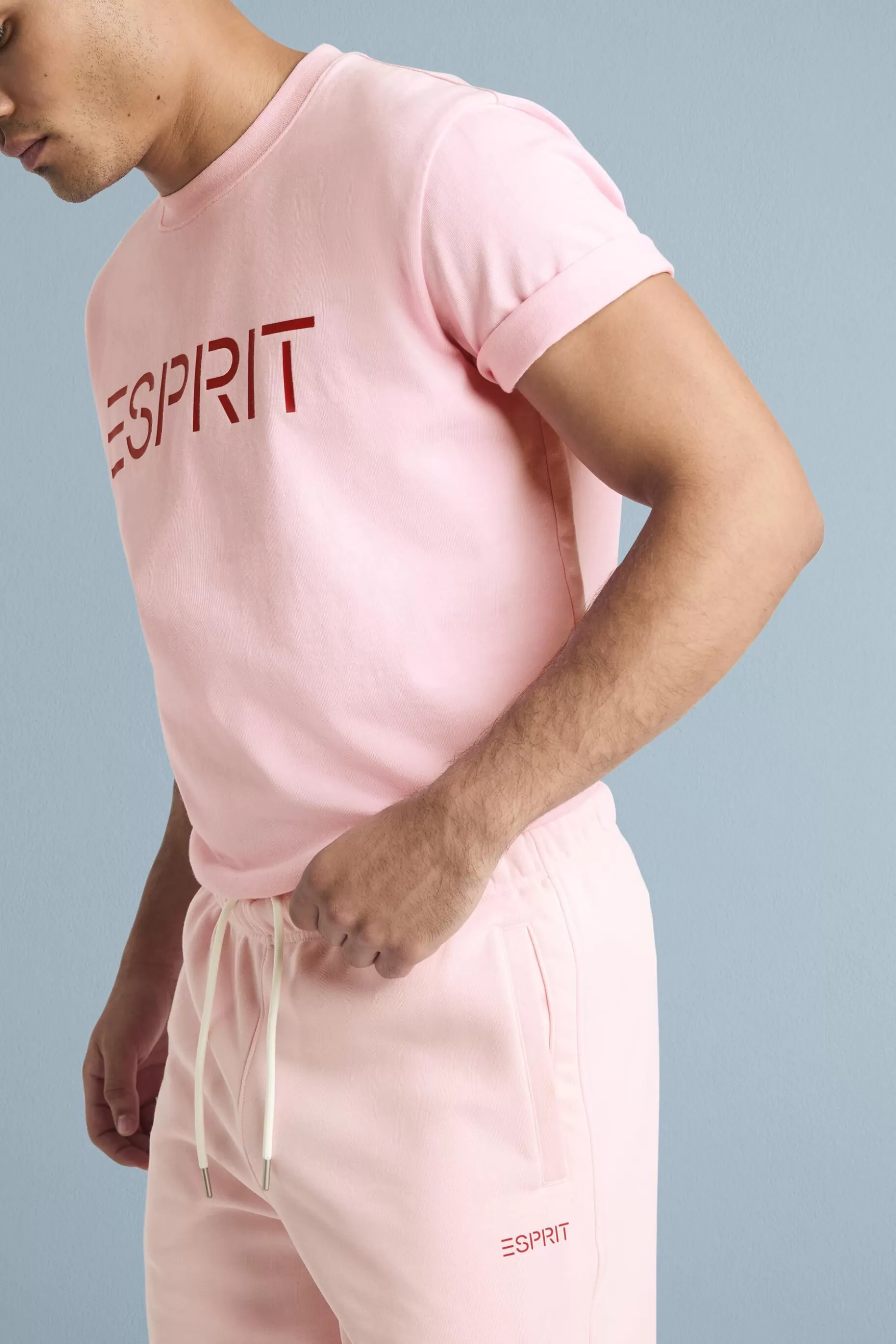 ESPRIT Unisex Cotton Fleece Logo Sweatpants at our Online Shop *Women Pants + Joggers