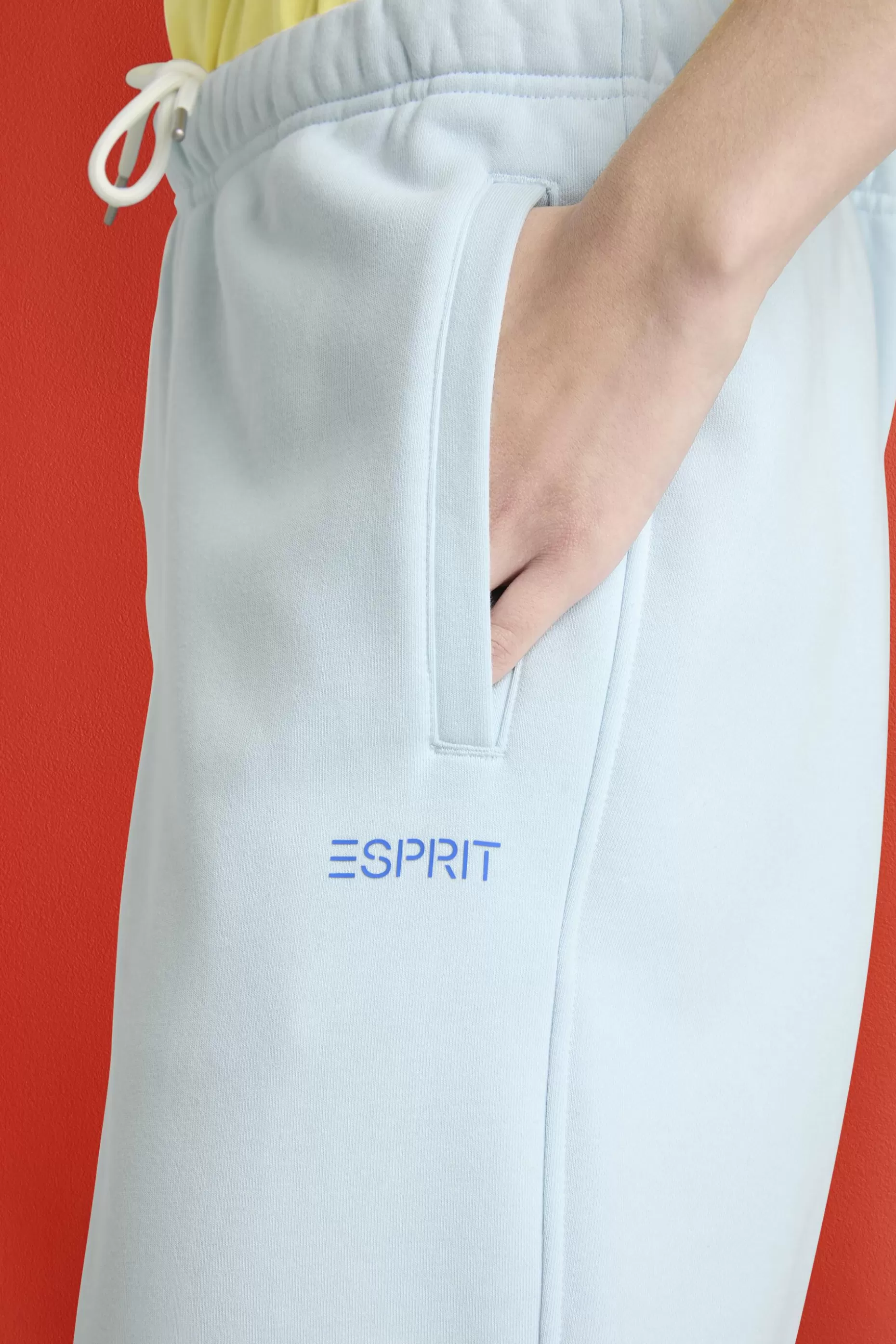 ESPRIT Unisex Cotton Fleece Logo Sweatpants at our Online Shop *Women Pants + Joggers