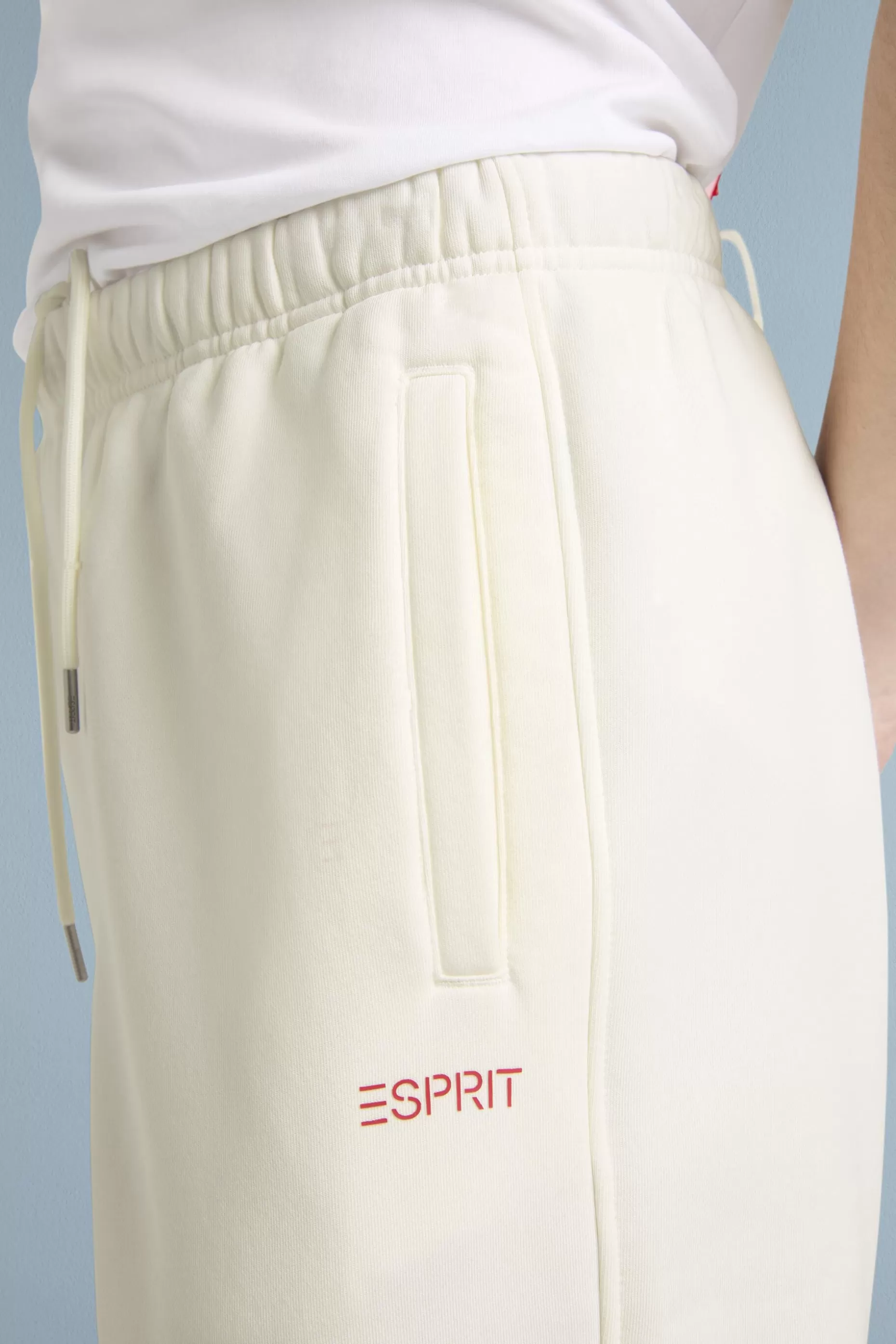 ESPRIT Unisex Cotton Fleece Logo Sweatpants at our Online Shop *Women Pants + Joggers