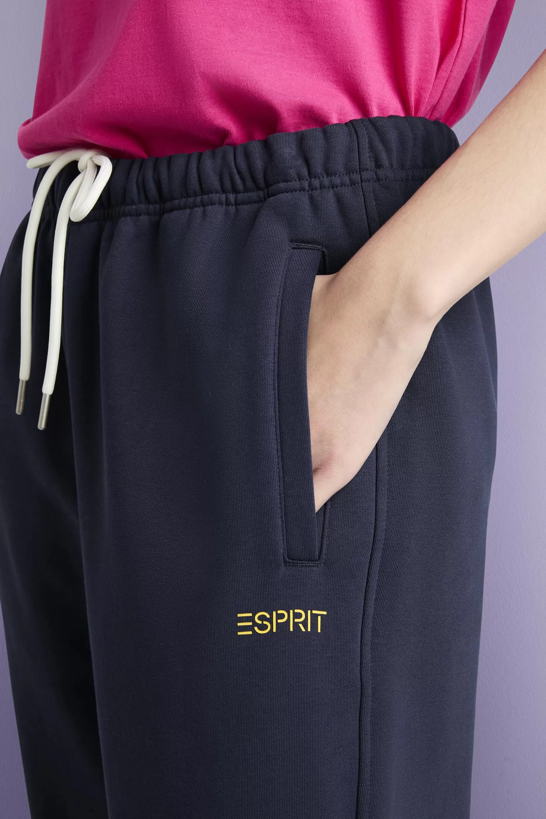 ESPRIT Unisex Cotton Fleece Logo Sweatpants at our Online Shop *Women Mini Me
