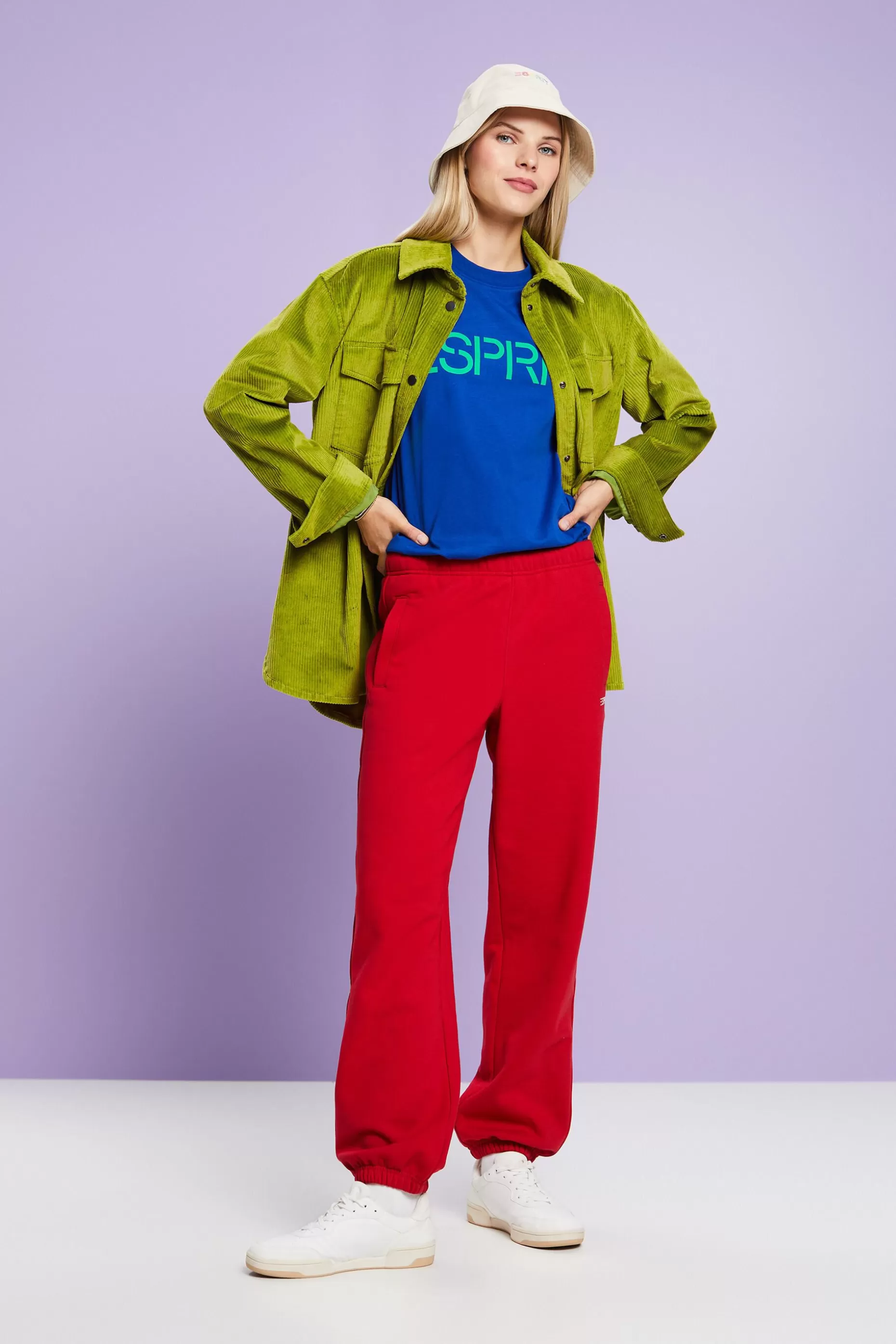 ESPRIT Unisex Cotton Fleece Logo Sweatpants at our Online Shop *Women Mini Me