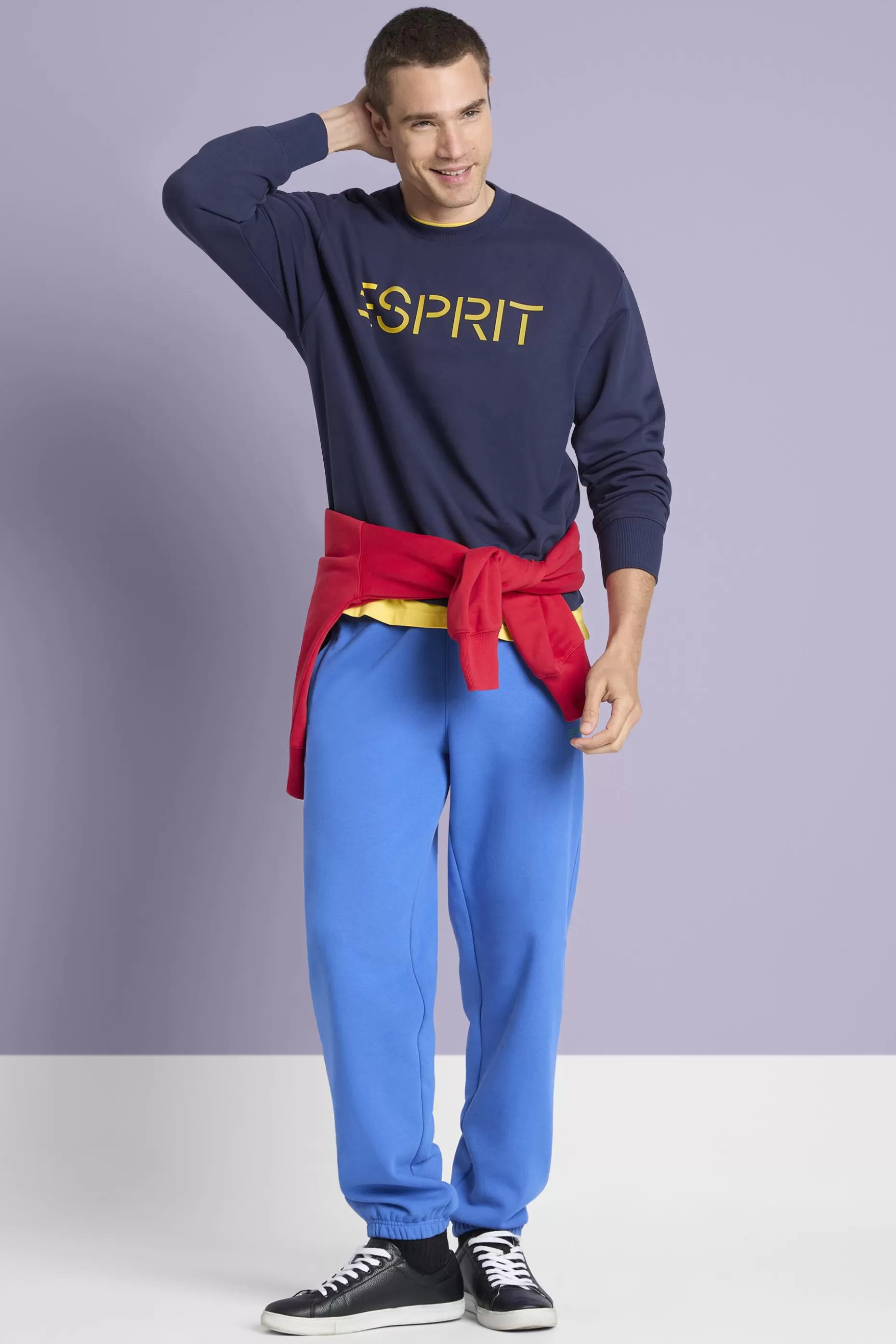 ESPRIT Unisex Cotton Fleece Logo Sweatshirt at our Online Shop *Women Sweatshirts + Hoodies