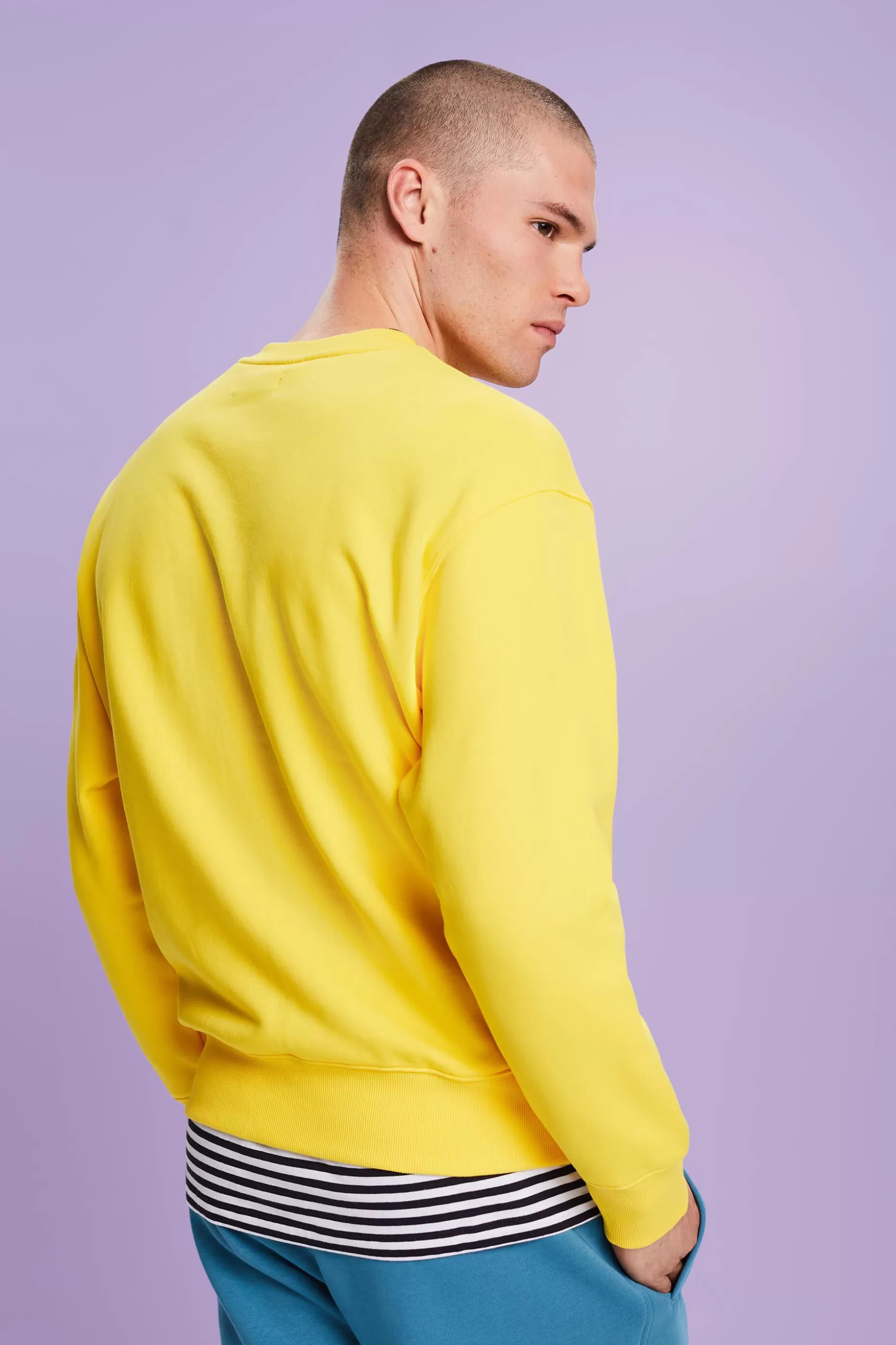 ESPRIT Unisex Cotton Fleece Logo Sweatshirt at our Online Shop *Women Sweatshirts + Hoodies