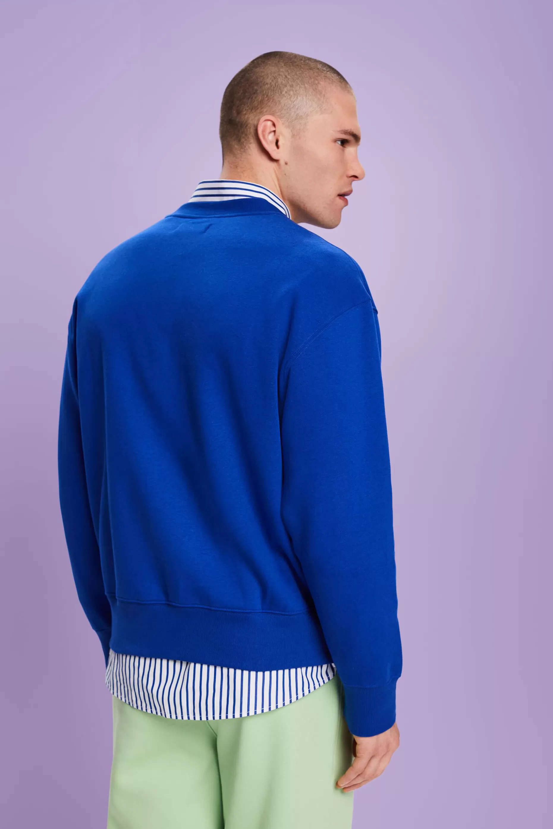 ESPRIT Unisex Cotton Fleece Logo Sweatshirt at our Online Shop *Women Sweatshirts + Hoodies