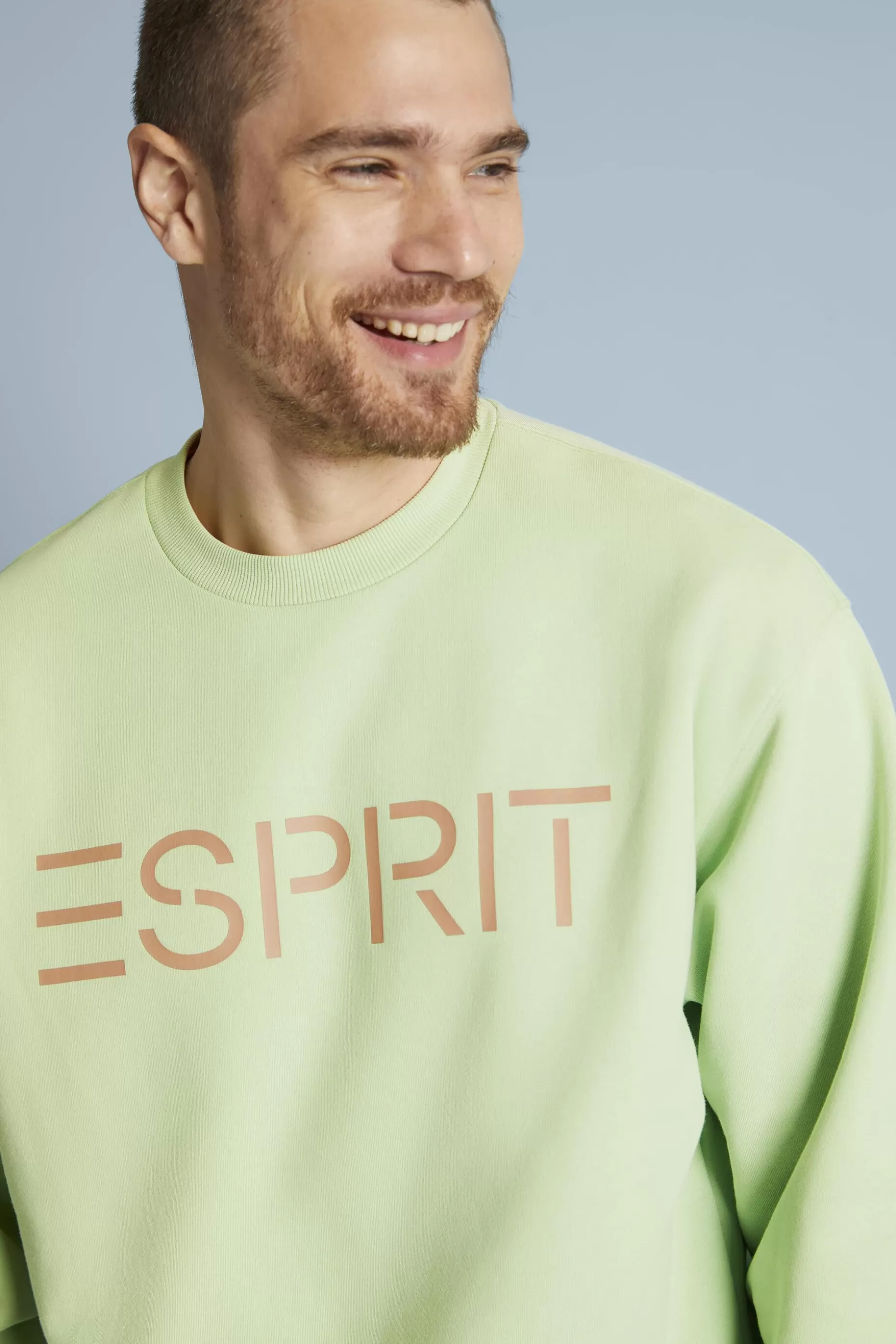 ESPRIT Unisex Cotton Fleece Logo Sweatshirt at our Online Shop *Women Sweatshirts + Hoodies