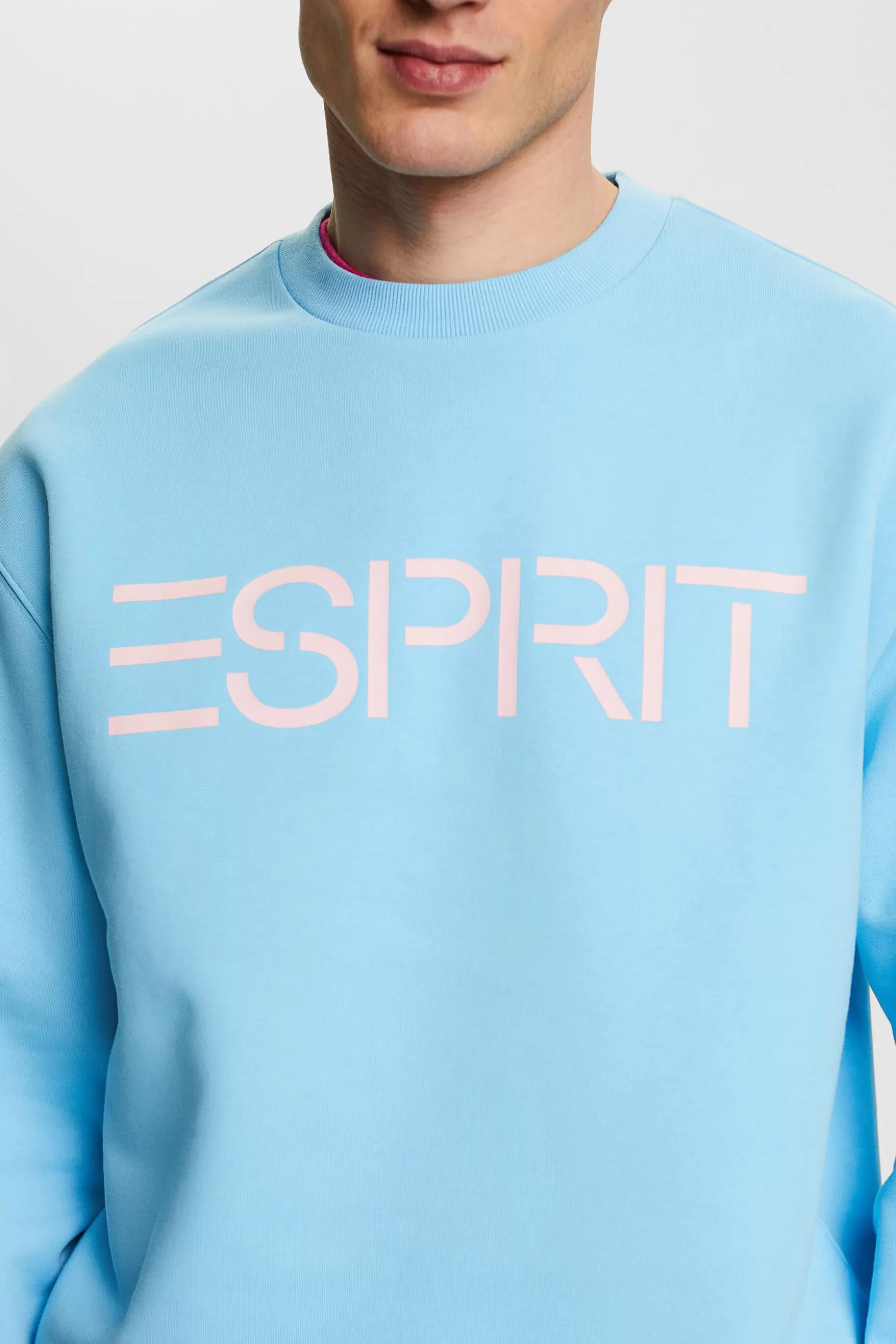 ESPRIT Unisex Cotton Fleece Logo Sweatshirt at our Online Shop *Women Sweatshirts + Hoodies