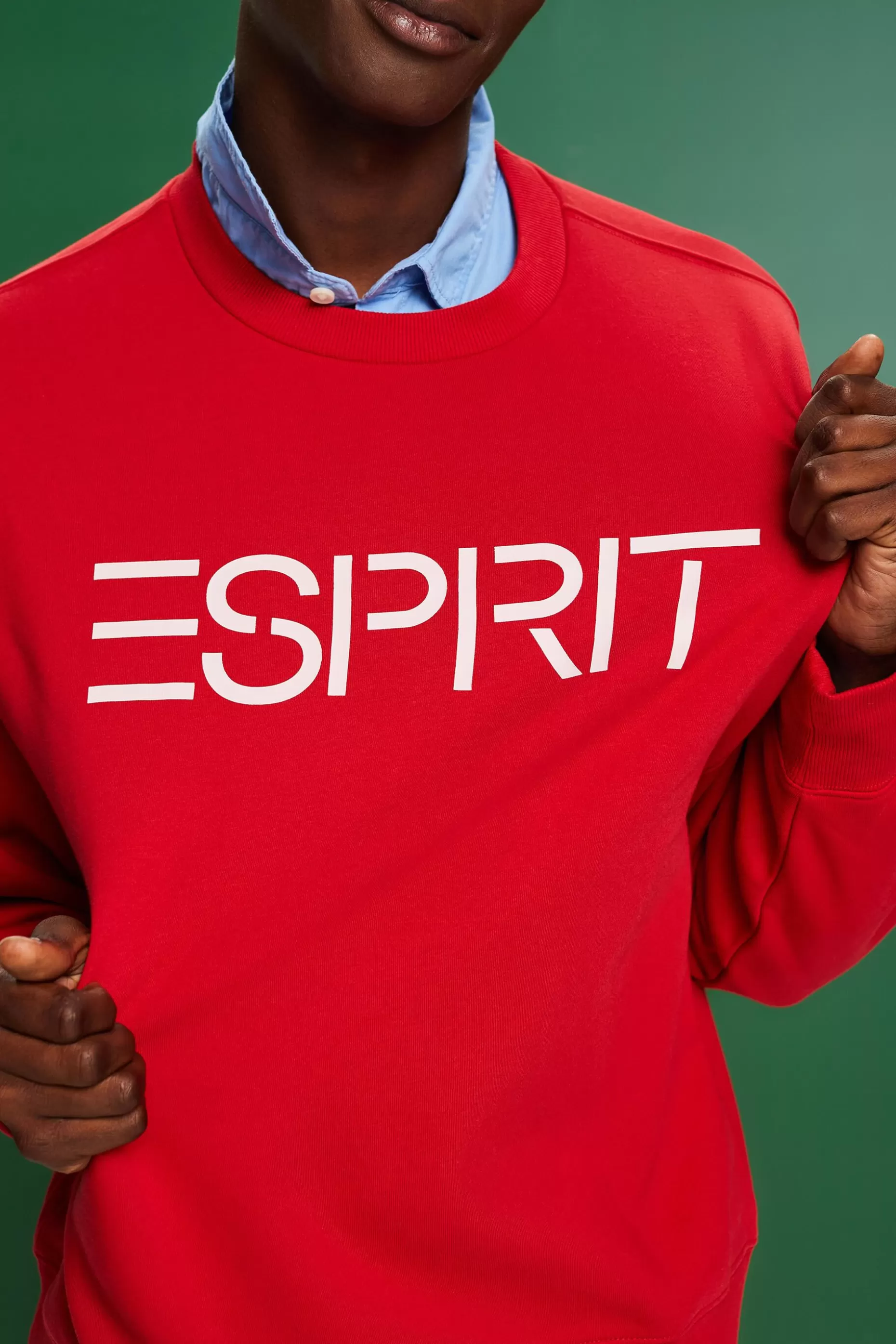 ESPRIT Unisex Cotton Fleece Logo Sweatshirt at our Online Shop *Women Mini Me