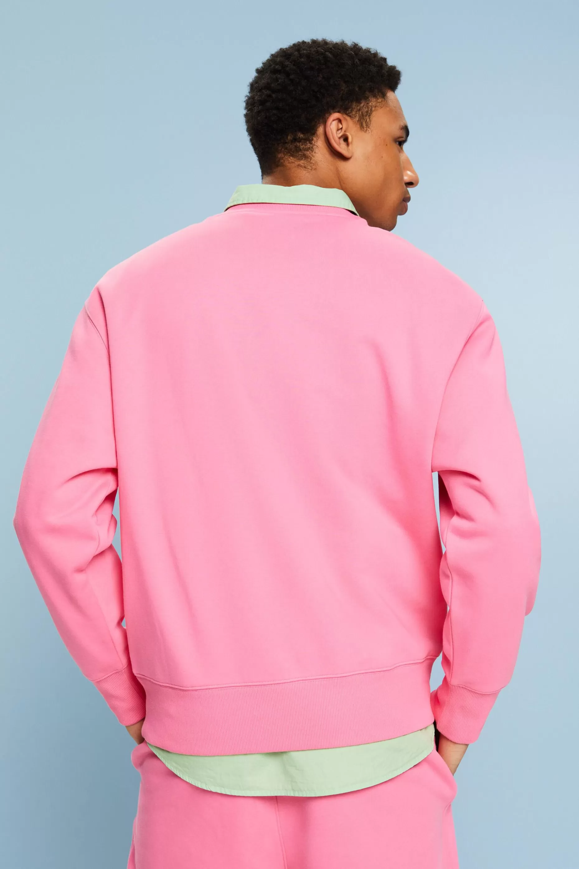 ESPRIT Unisex Cotton Fleece Logo Sweatshirt at our Online Shop *Women Sweatshirts + Hoodies