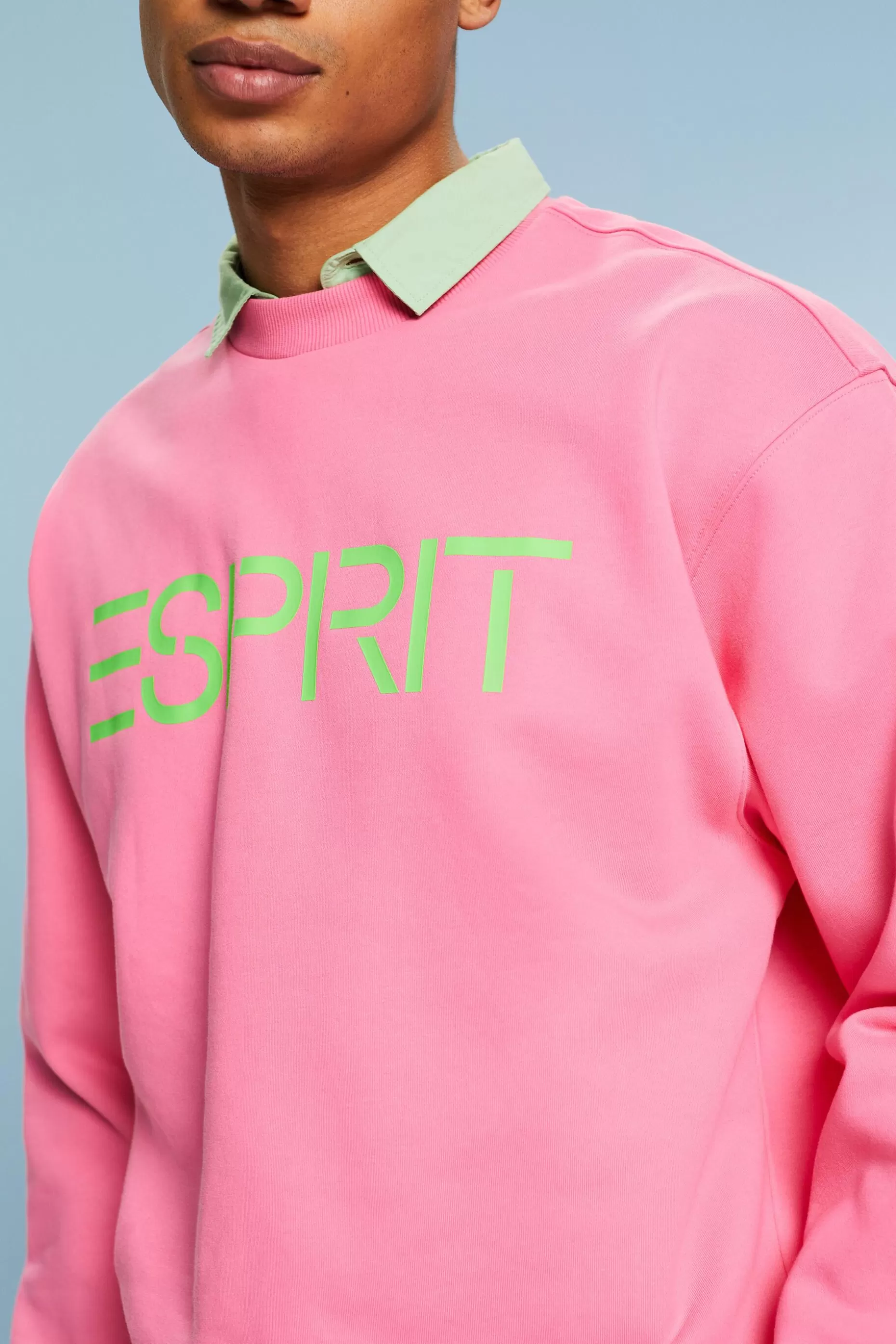 ESPRIT Unisex Cotton Fleece Logo Sweatshirt at our Online Shop *Women Sweatshirts + Hoodies
