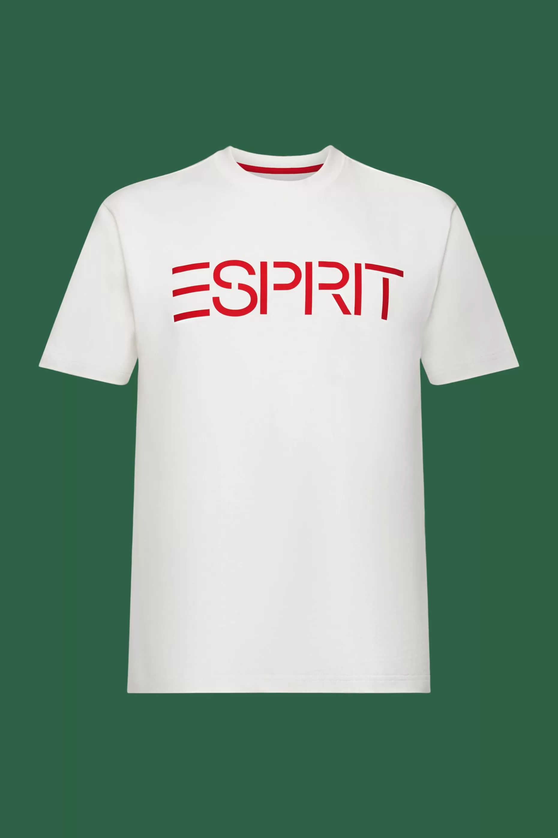 ESPRIT Unisex Logo Cotton Jersey T-Shirt at our Online Shop *Men T-Shirts + Polos