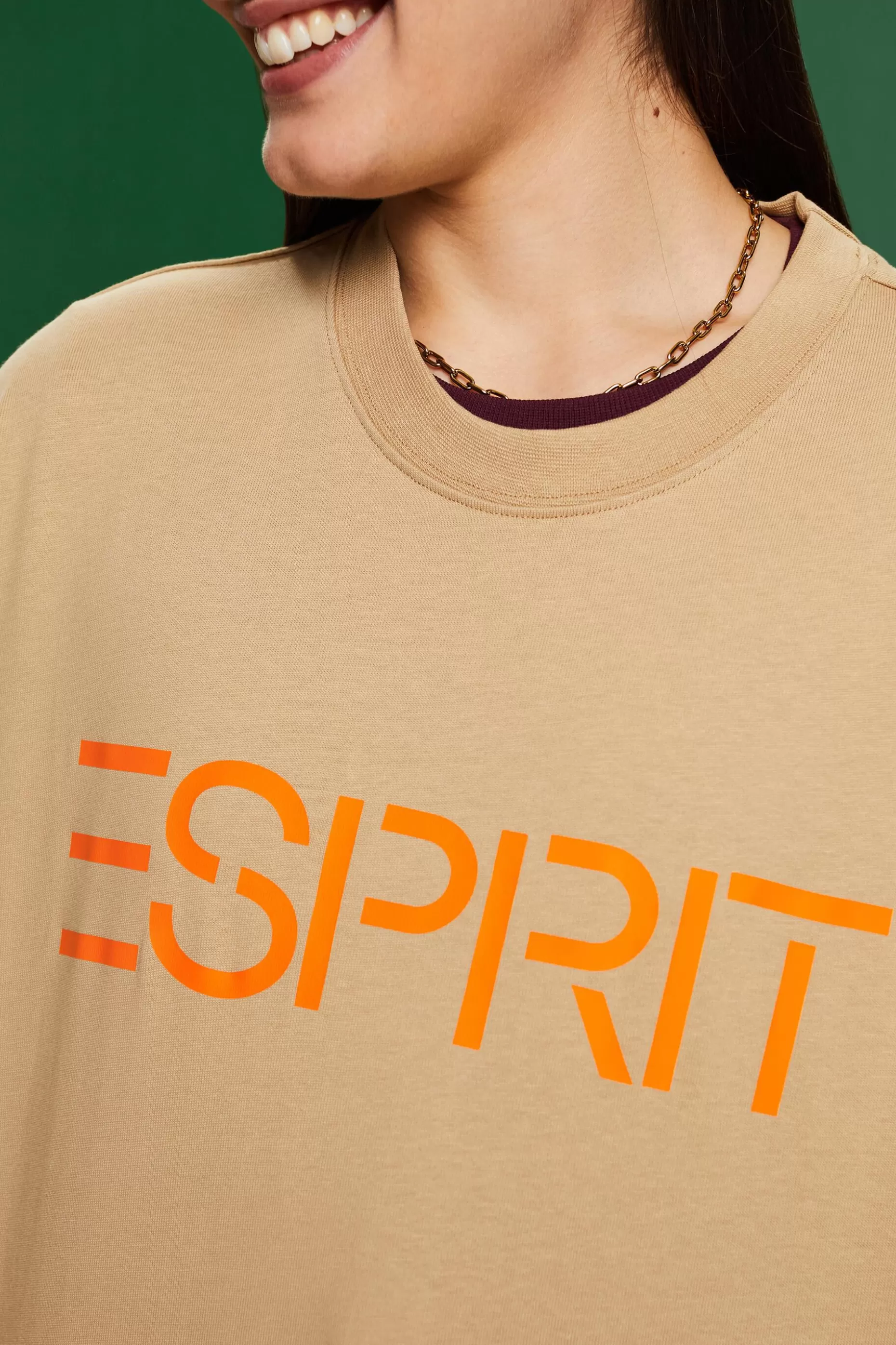 ESPRIT Unisex Logo Cotton Jersey T-Shirt at our Online Shop *Men T-Shirts + Polos