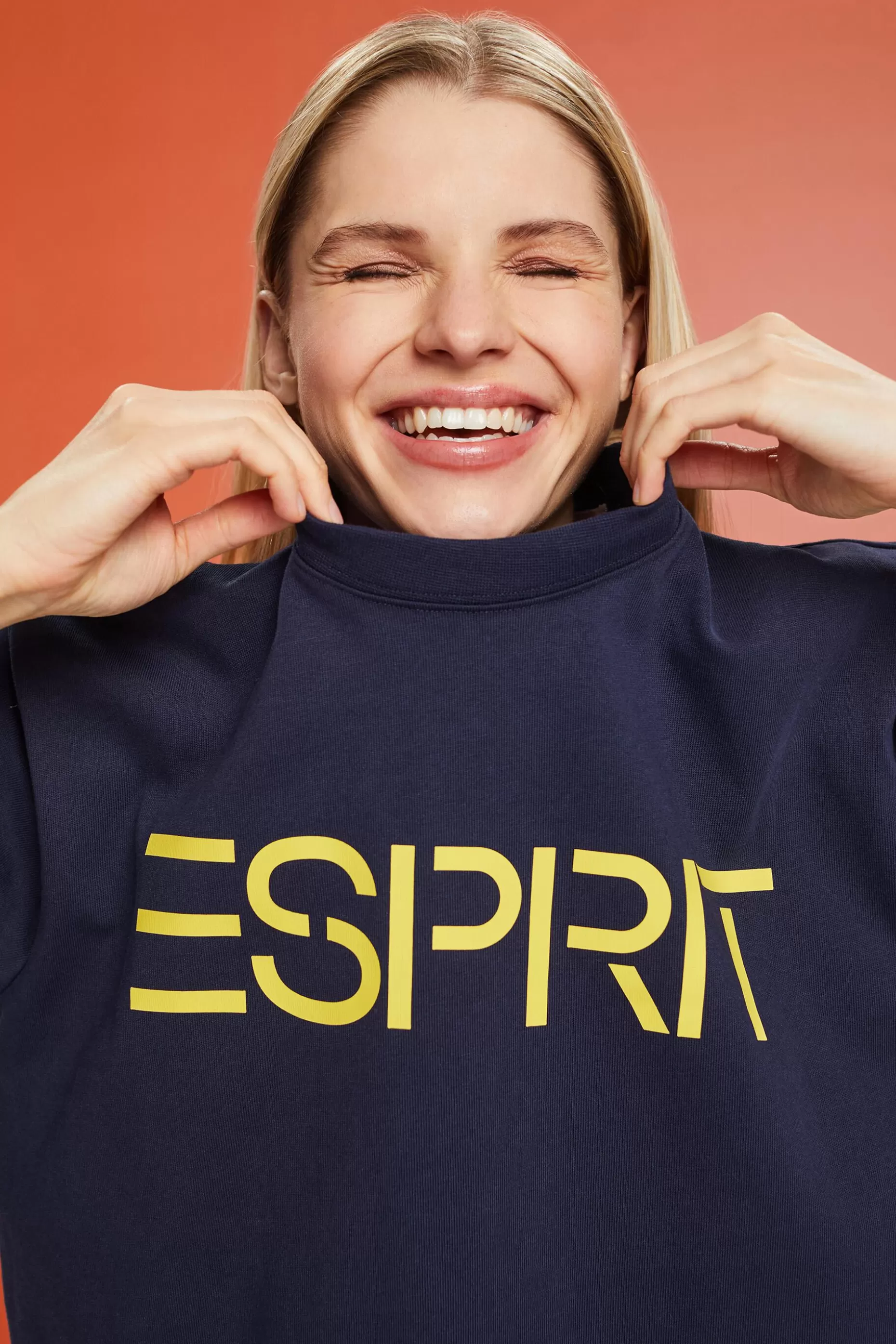 ESPRIT Unisex Logo Cotton Jersey T-Shirt at our Online Shop *Men T-Shirts + Polos