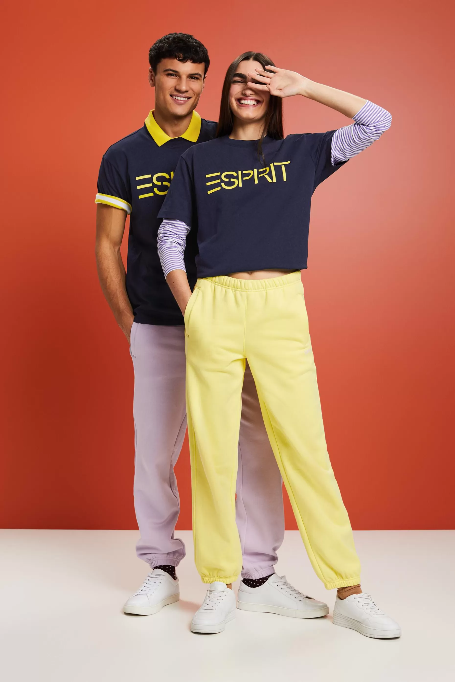 ESPRIT Unisex Logo Cotton Jersey T-Shirt at our Online Shop *Men T-Shirts + Polos