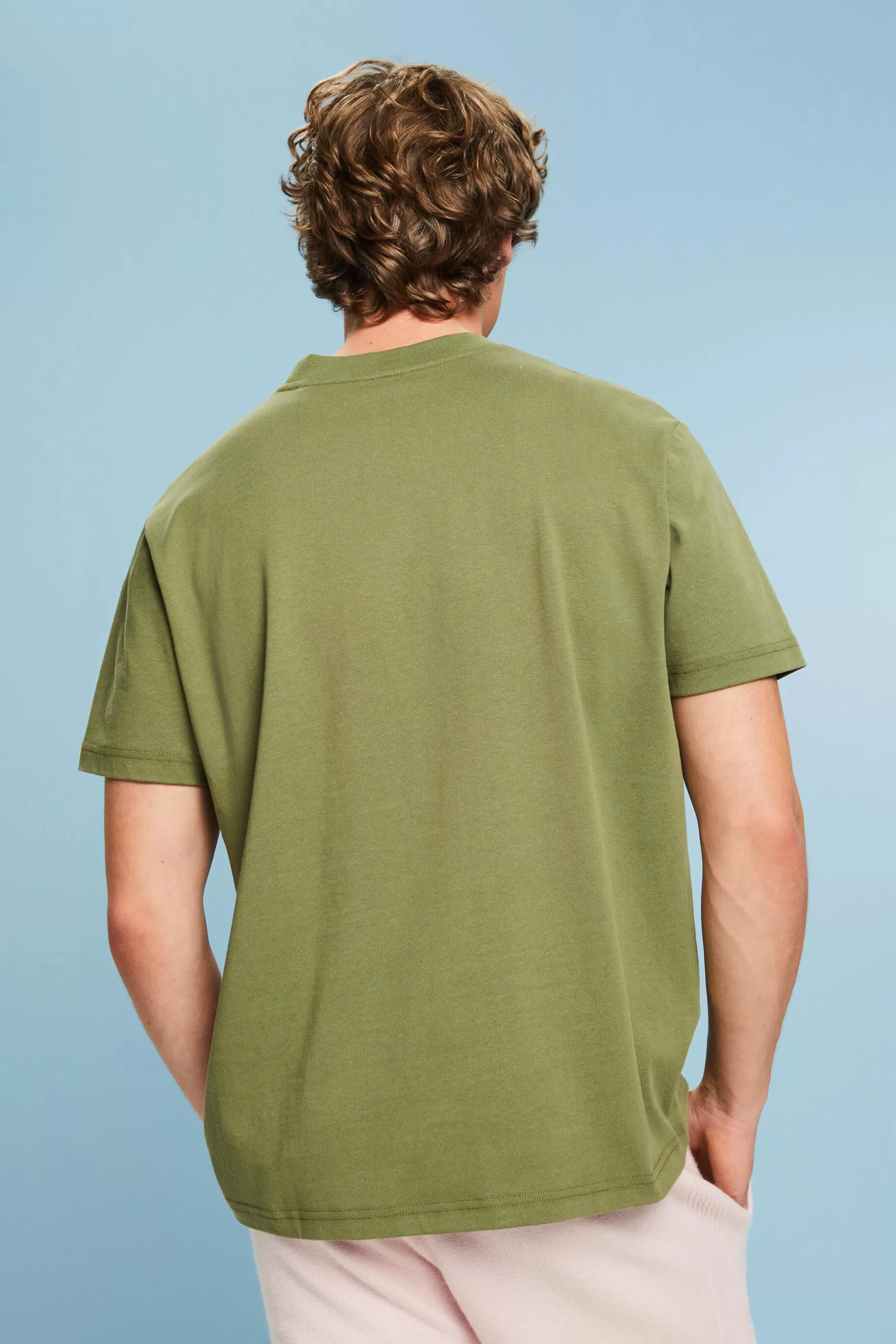 ESPRIT Unisex Logo Cotton Jersey T-Shirt at our Online Shop *Men T-Shirts + Polos