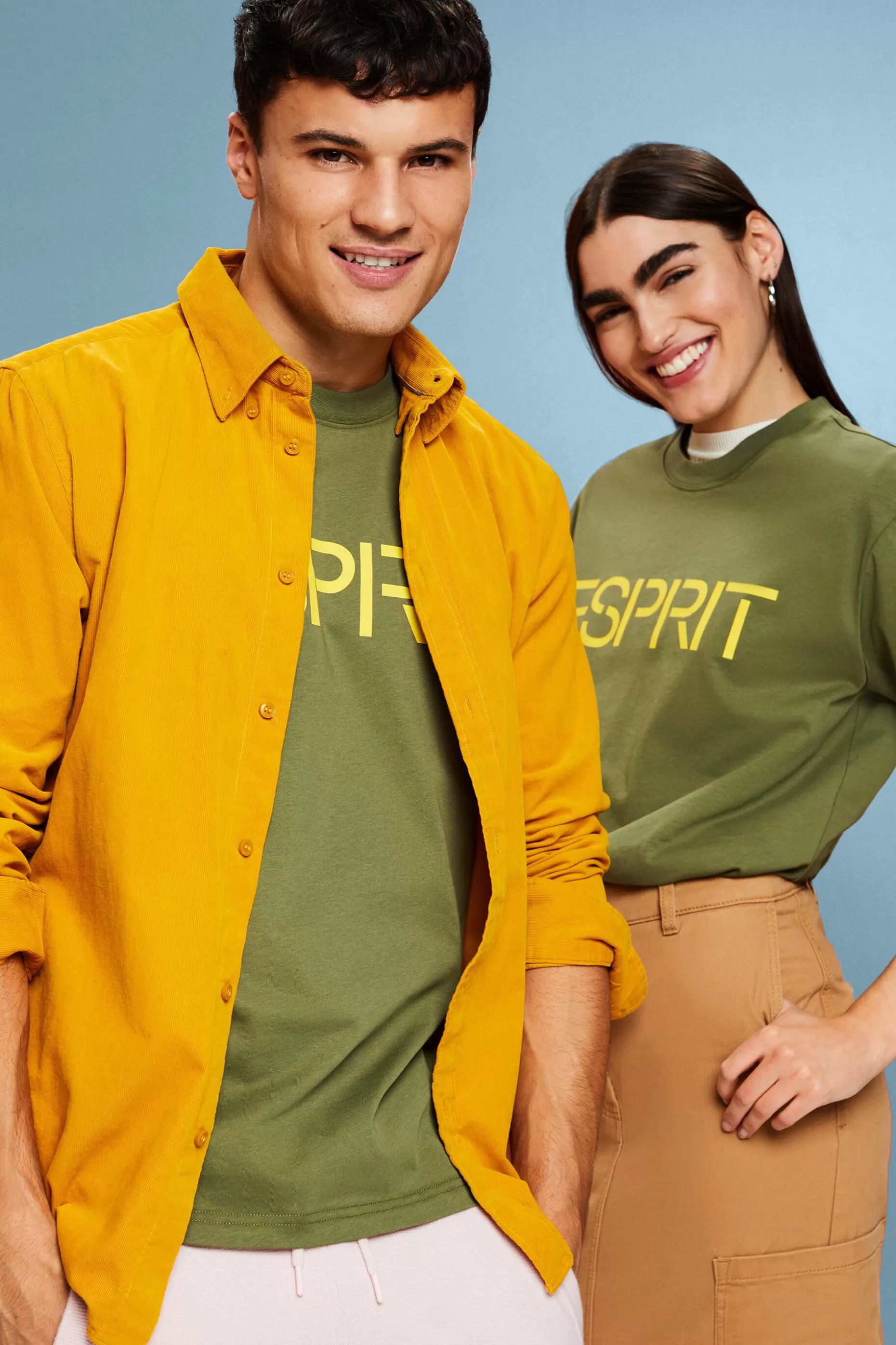 ESPRIT Unisex Logo Cotton Jersey T-Shirt at our Online Shop *Men T-Shirts + Polos