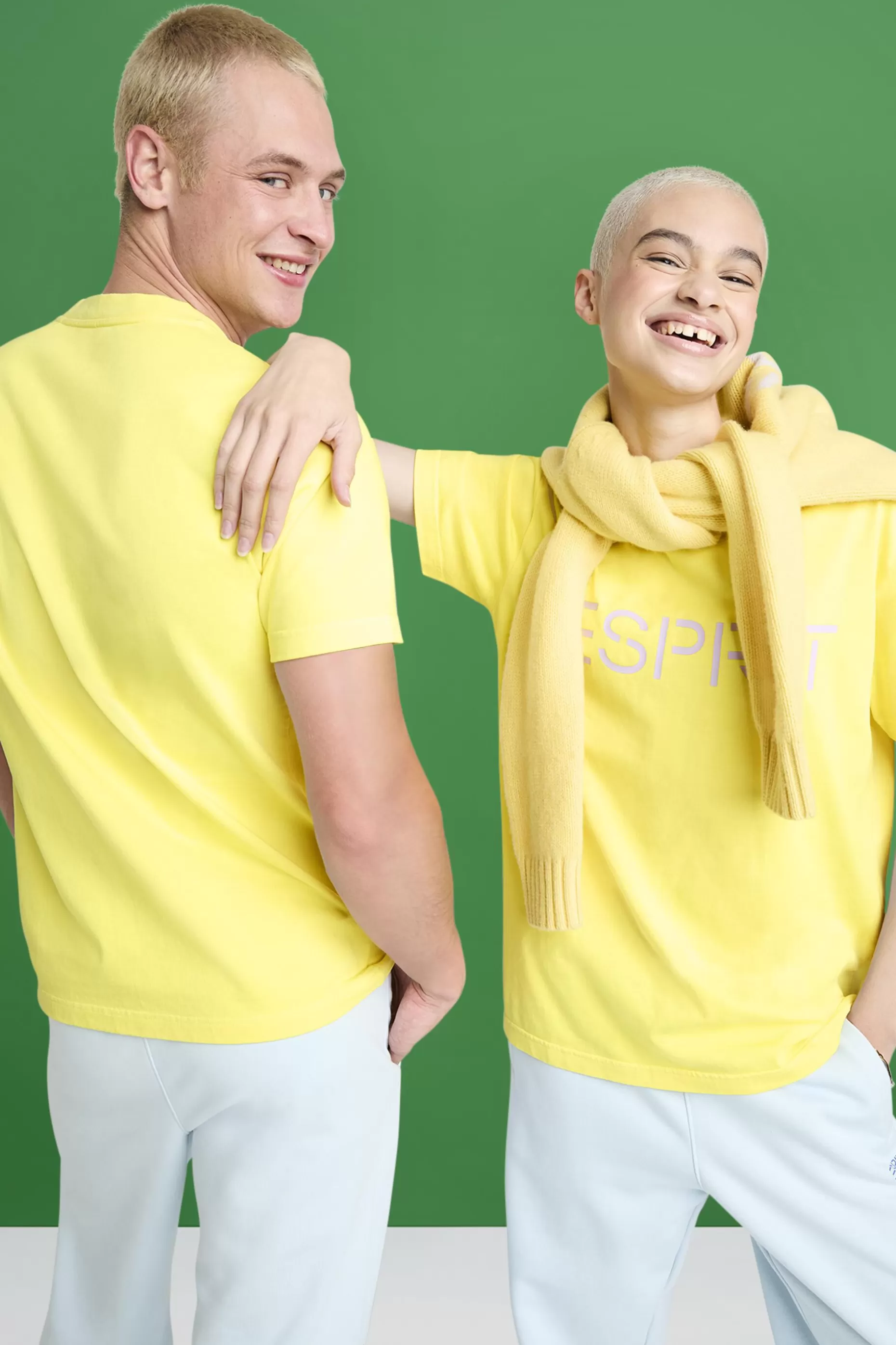 ESPRIT Unisex Logo Cotton Jersey T-Shirt at our Online Shop *Men Mini Me