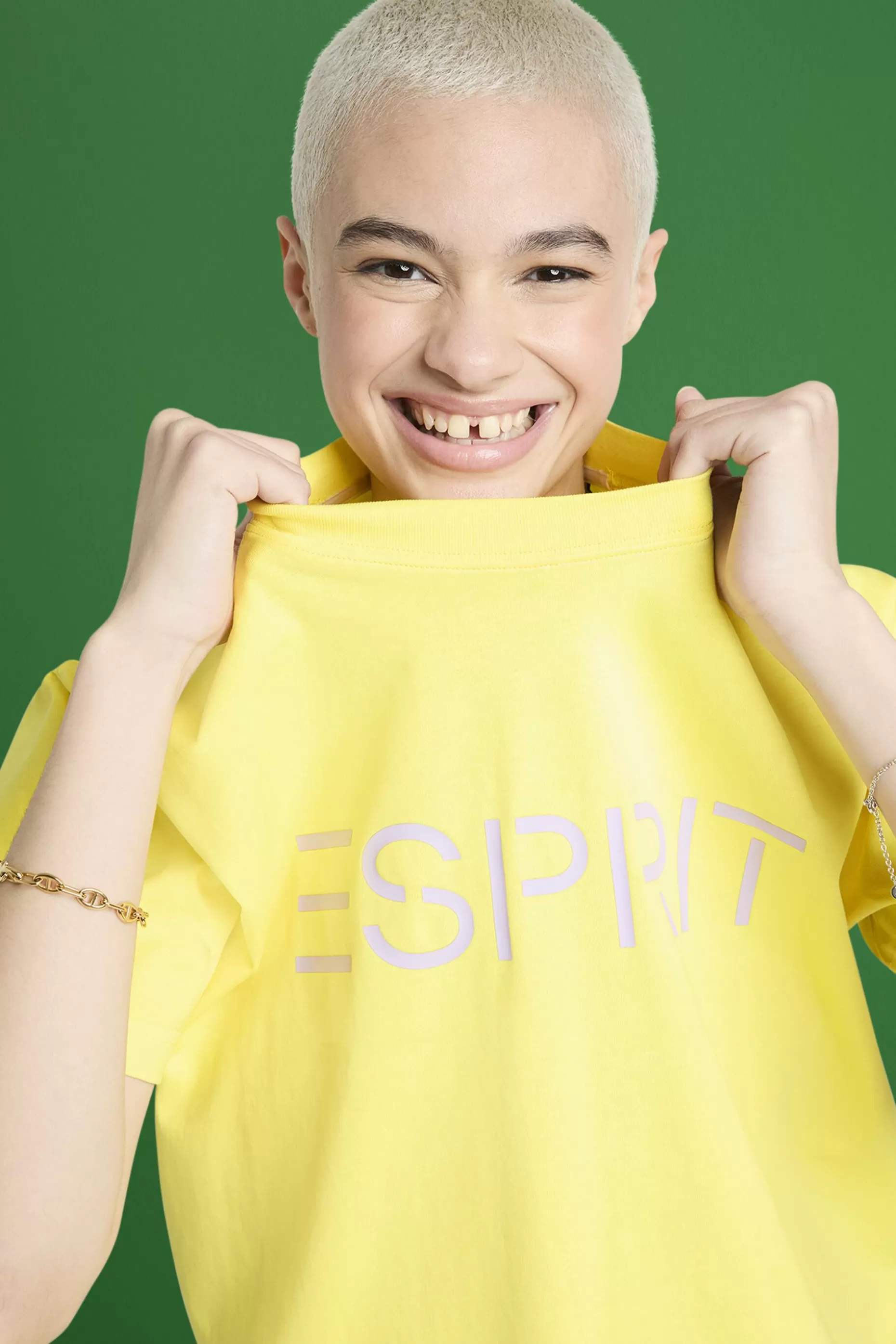 ESPRIT Unisex Logo Cotton Jersey T-Shirt at our Online Shop *Men Mini Me