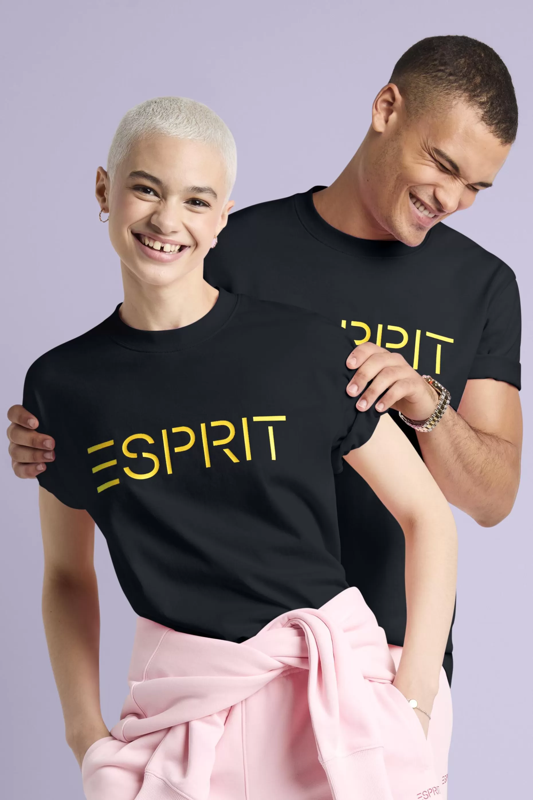 ESPRIT Unisex Logo Cotton Jersey T-Shirt at our Online Shop *Men Mini Me