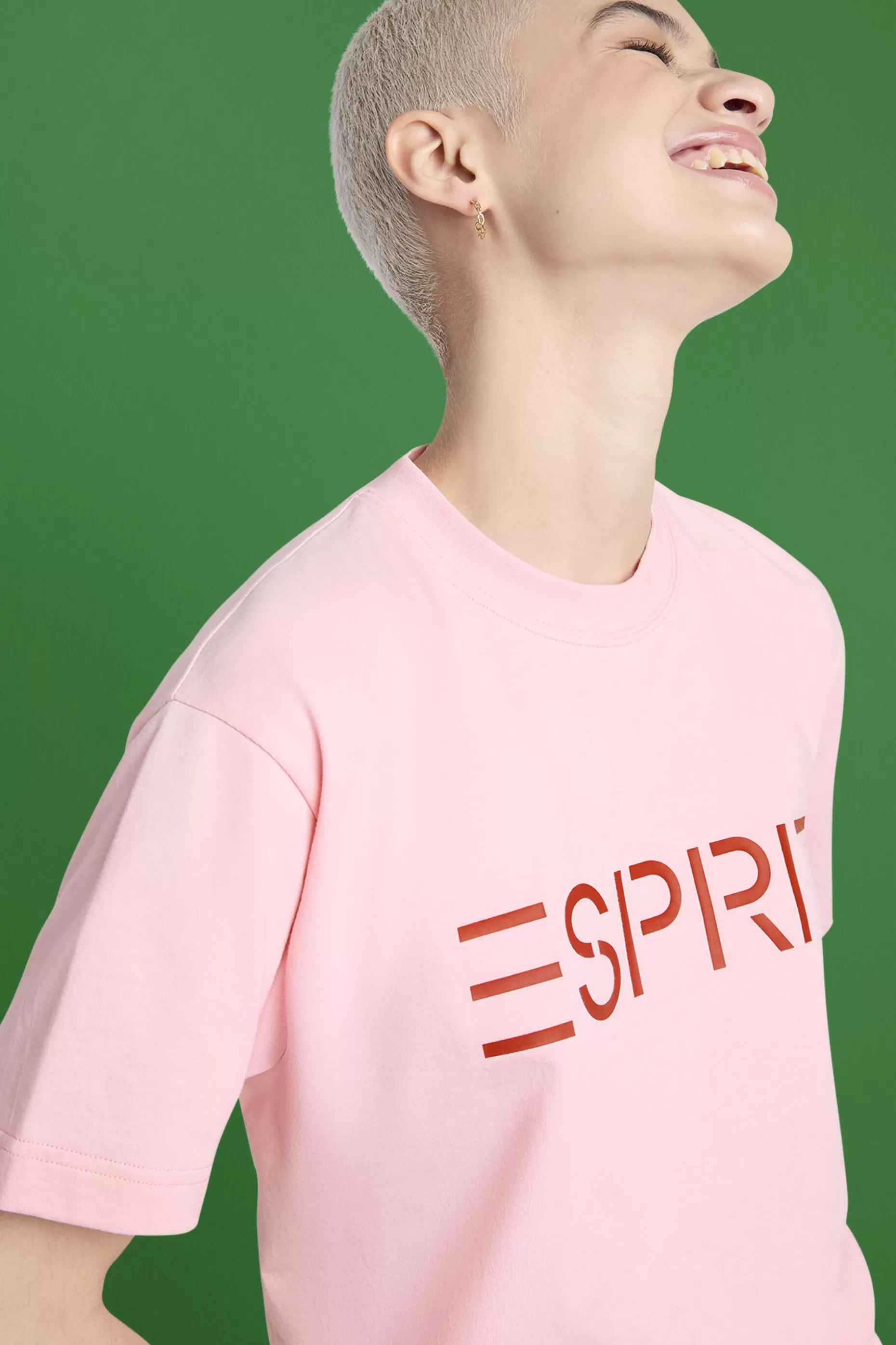 ESPRIT Unisex Logo Cotton Jersey T-Shirt at our Online Shop *Men Mini Me