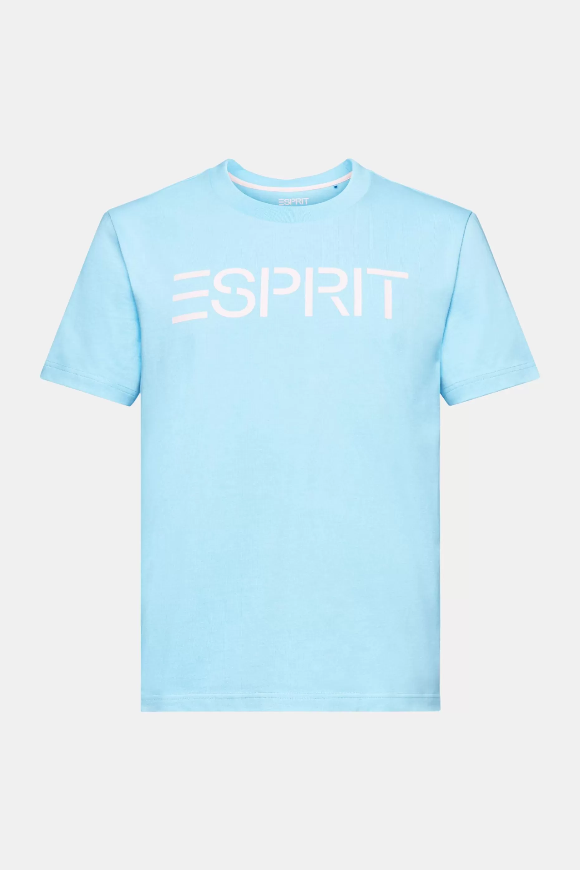 ESPRIT Unisex Logo Cotton Jersey T-Shirt at our Online Shop *Men The Pastel Edit