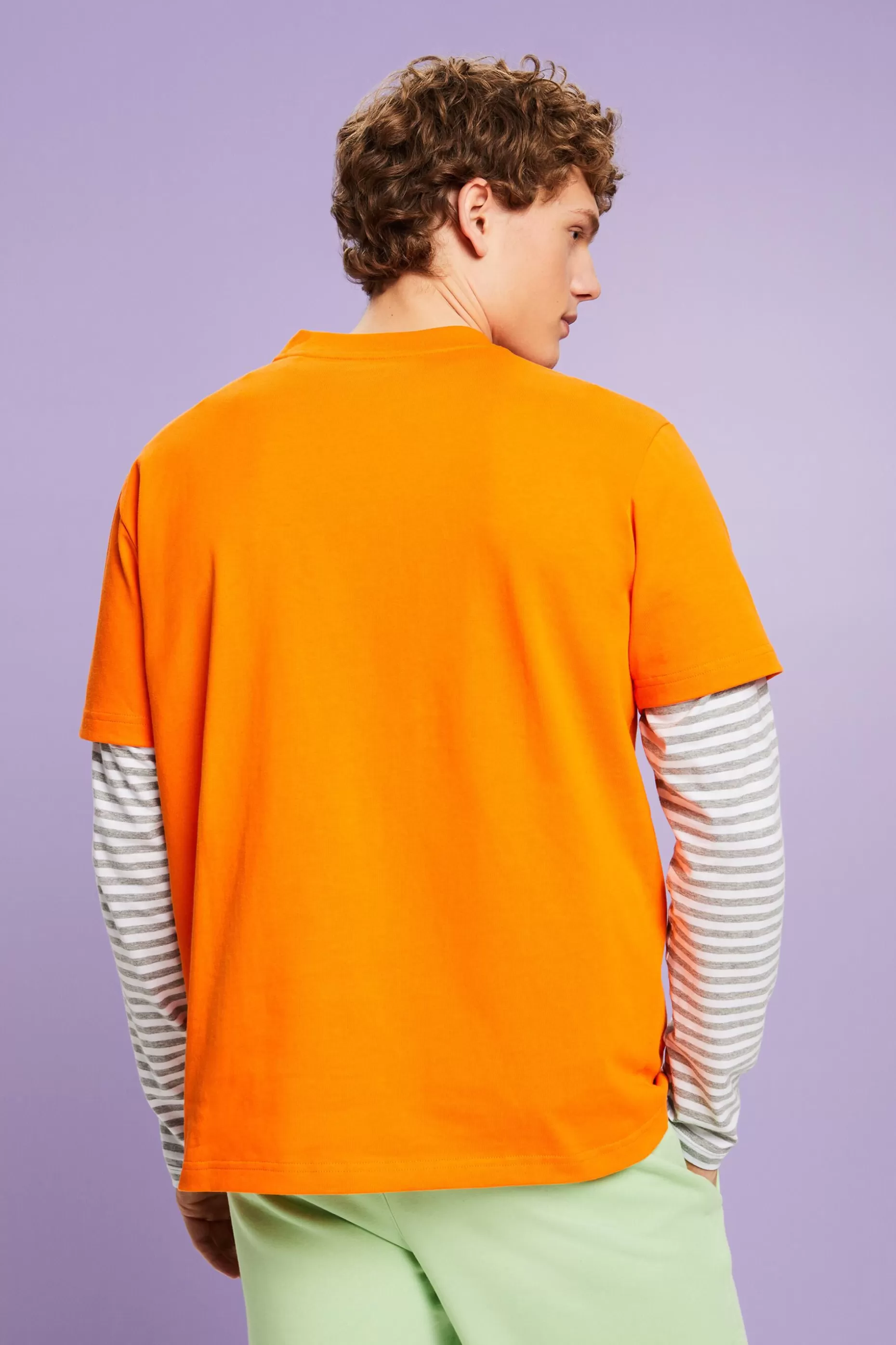 ESPRIT Unisex Logo Cotton Jersey T-Shirt at our Online Shop *Men T-Shirts + Polos