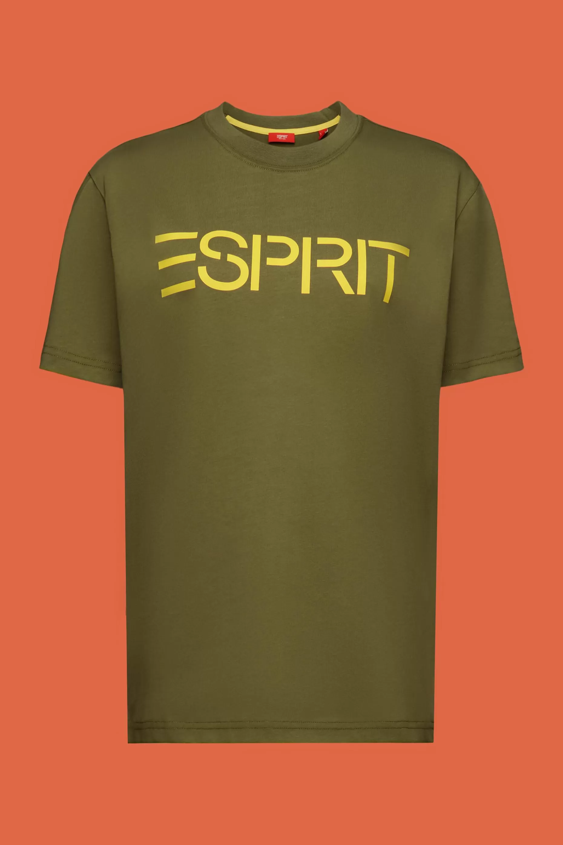 ESPRIT Unisex Logo Cotton Jersey T-Shirt at our Online Shop *Women T-Shirts + Tops