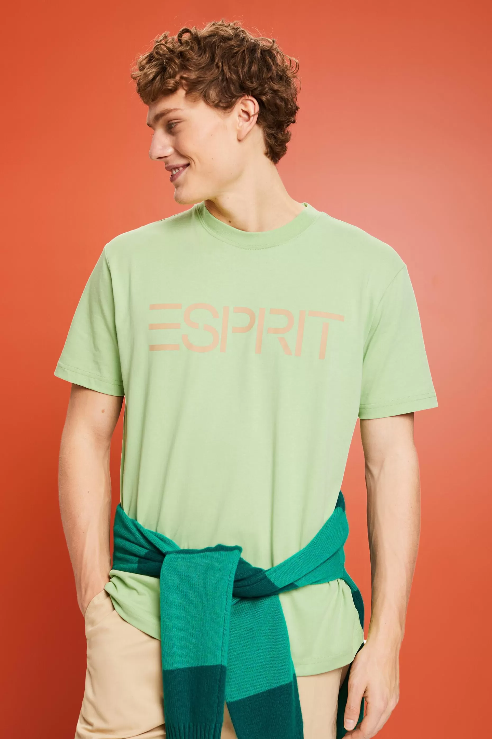 ESPRIT Unisex Logo Cotton Jersey T-Shirt at our Online Shop *Women T-Shirts + Tops