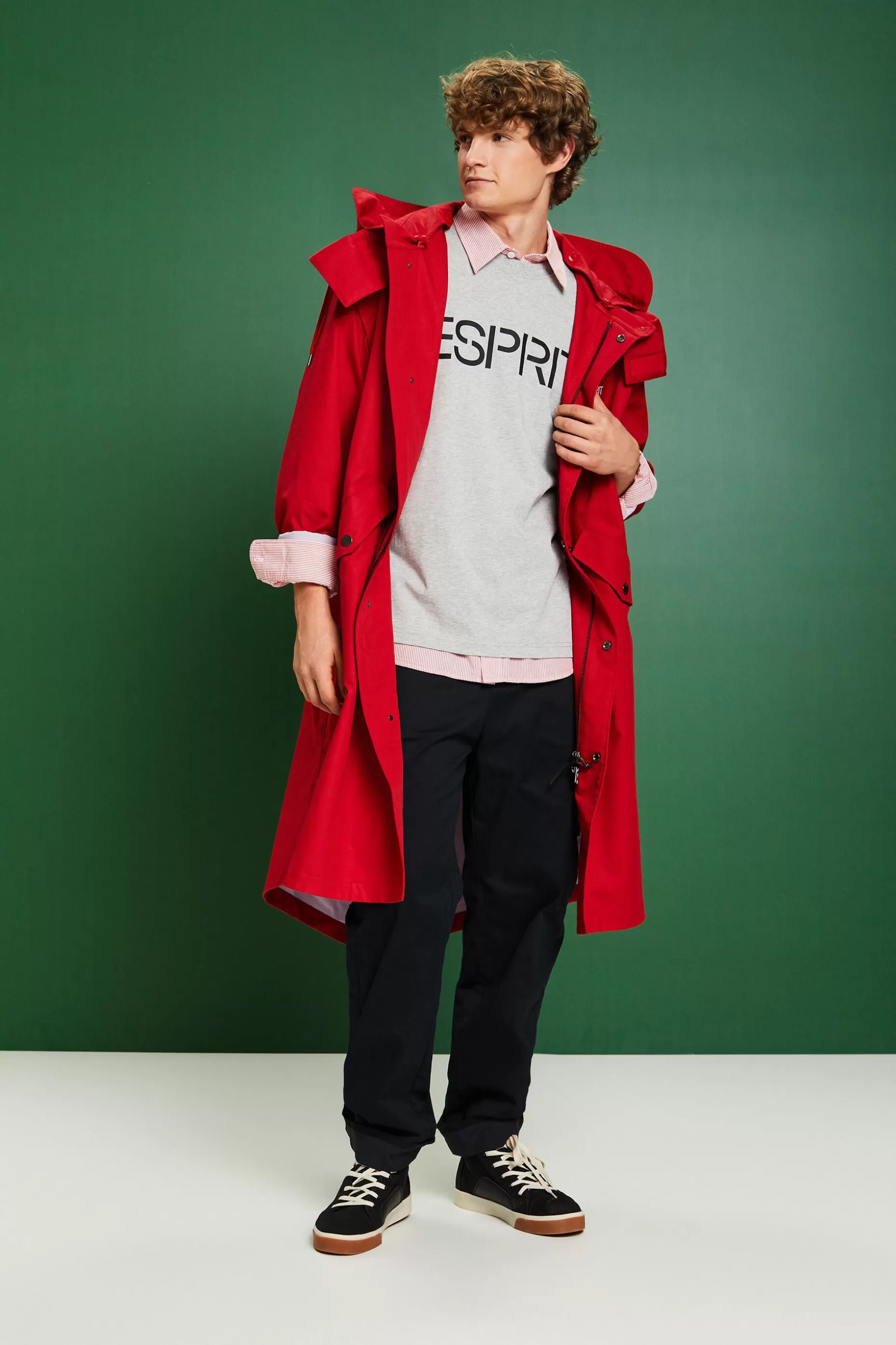 ESPRIT Unisex Logo Cotton Jersey T-Shirt at our Online Shop *Women T-Shirts + Tops