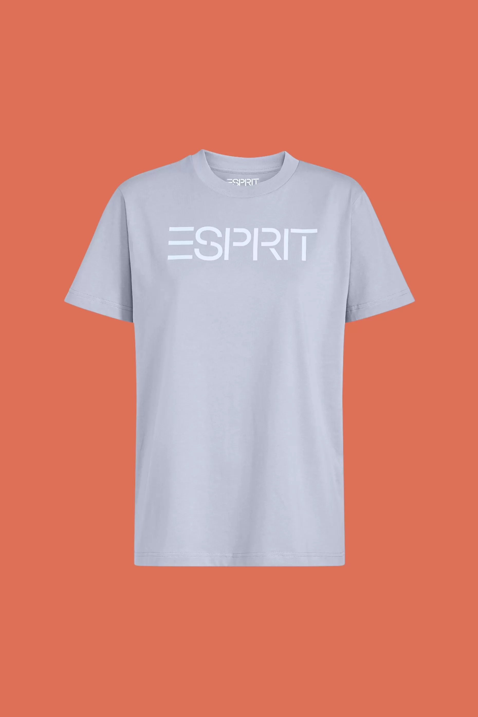 ESPRIT Unisex Logo Cotton Jersey T-Shirt at our Online Shop *Women T-Shirts + Tops