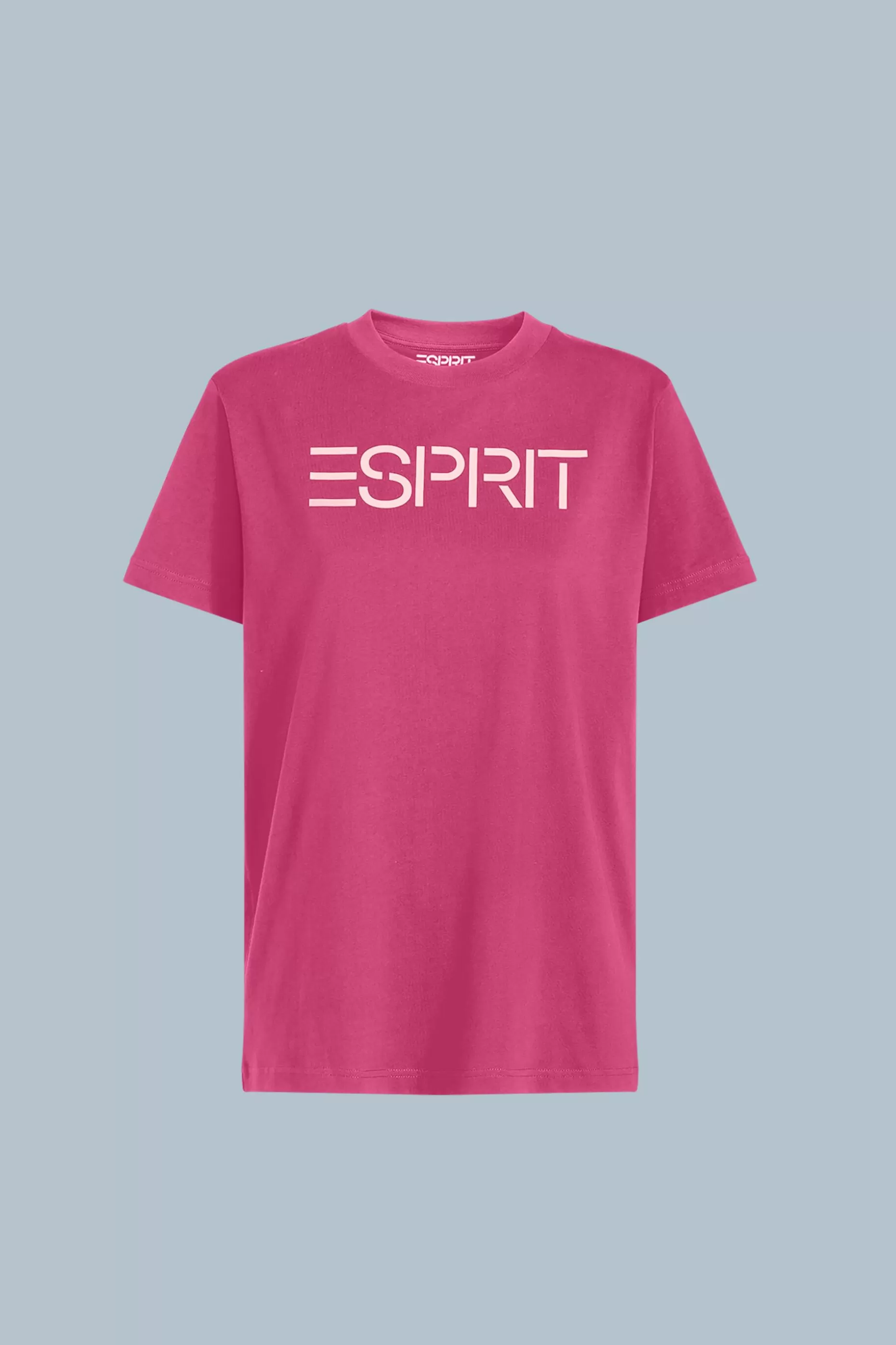 ESPRIT Unisex Logo Cotton Jersey T-Shirt at our Online Shop *Women T-Shirts + Tops