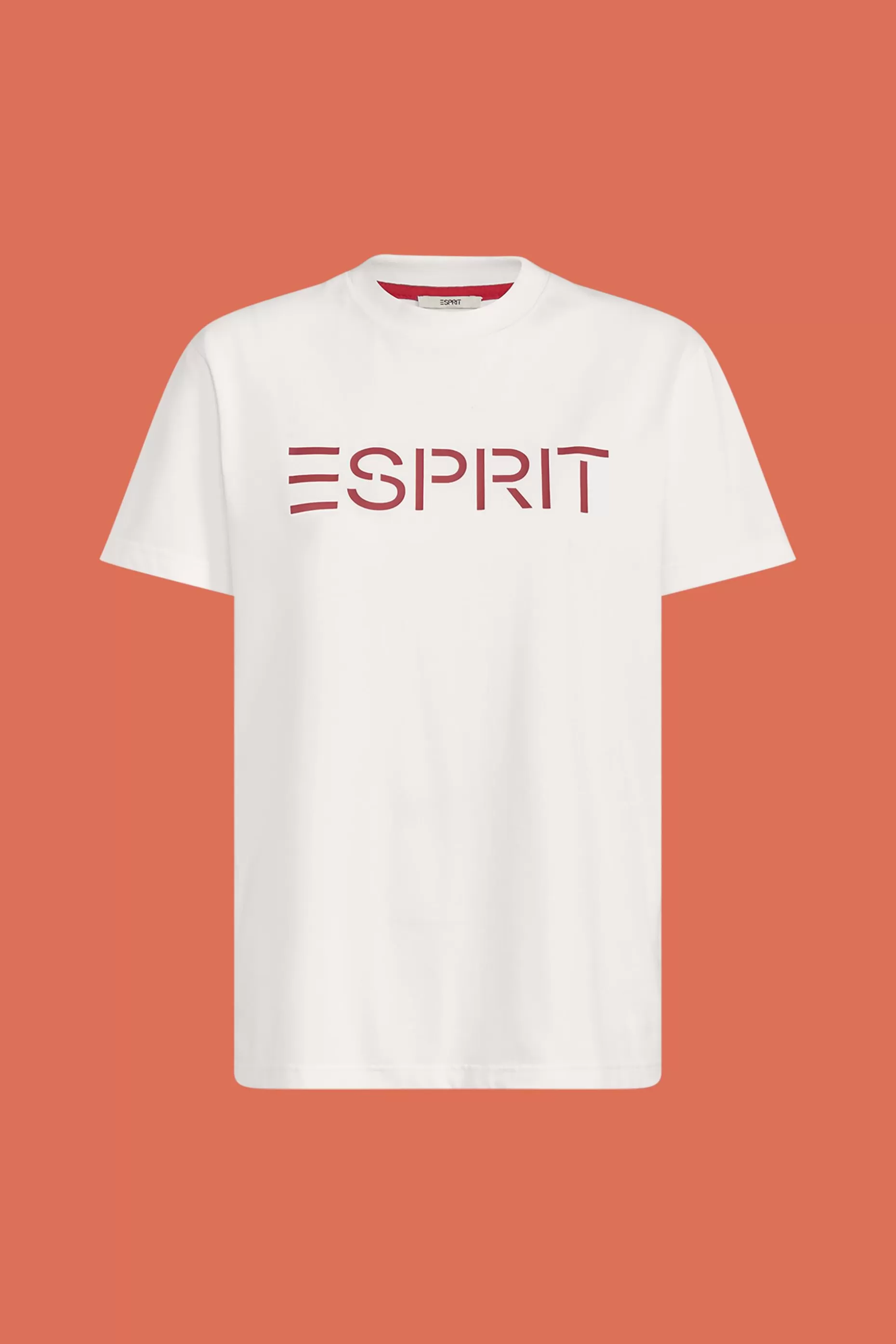ESPRIT Unisex Logo Cotton Jersey T-Shirt at our Online Shop *Women T-Shirts + Tops