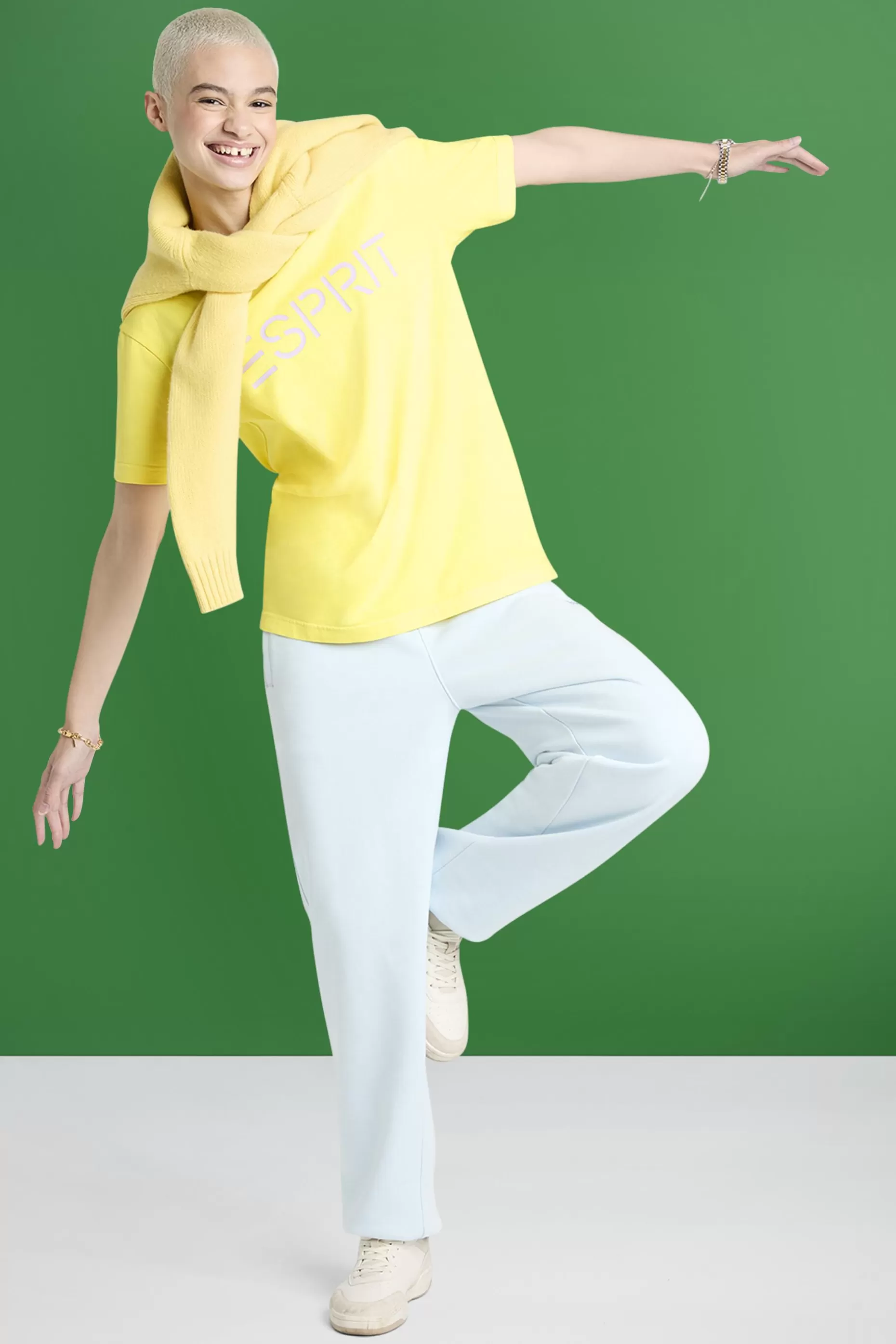 ESPRIT Unisex Logo Cotton Jersey T-Shirt at our Online Shop *Women T-Shirts + Tops